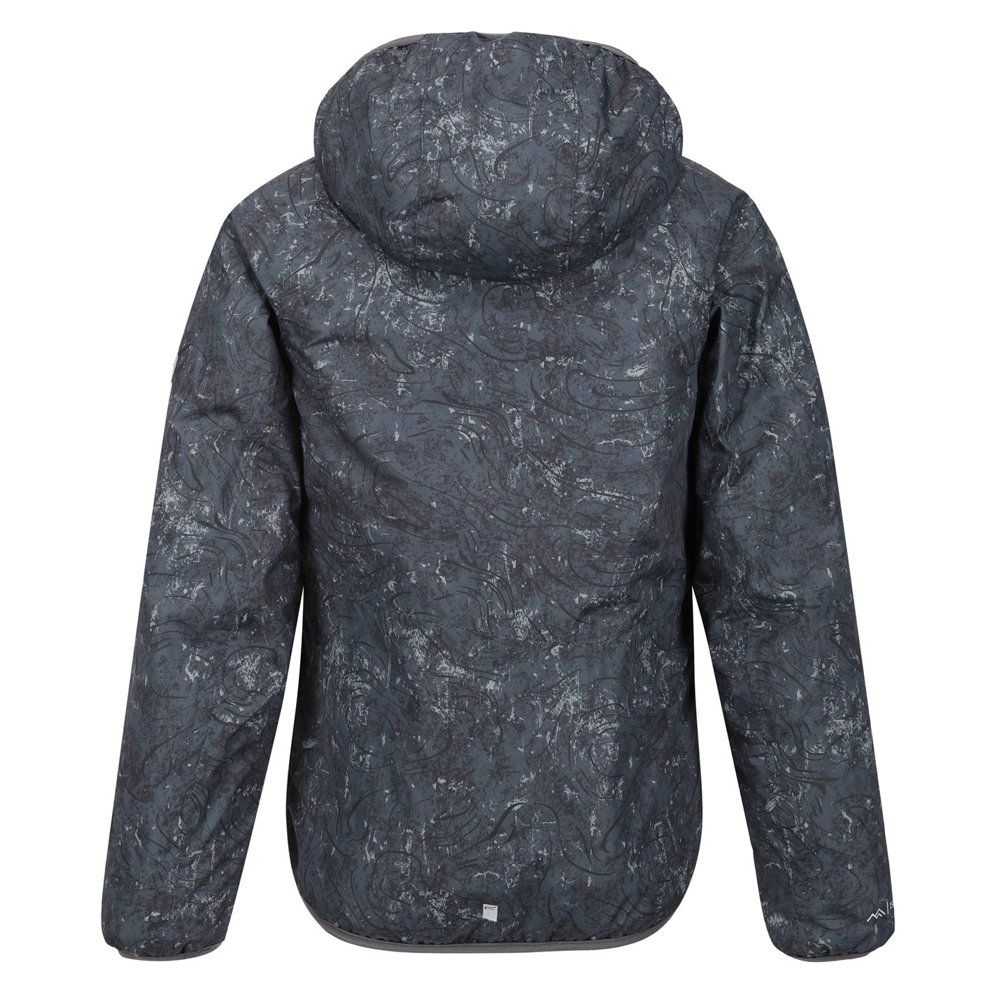 Regatta SlGryTrnPrnt 2480379 Unisex Kids' Volcanic Weather-Resistant Softshell Jacket - 2