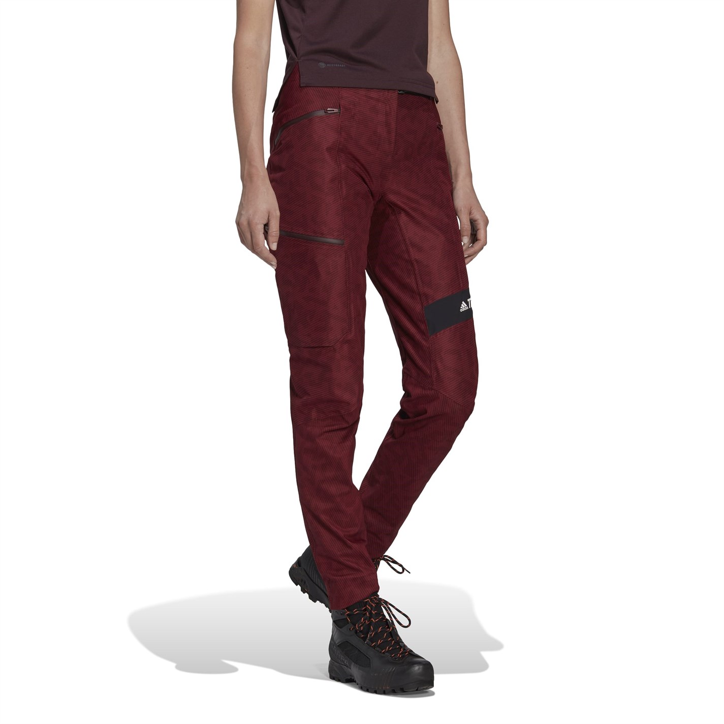 Nohavice adidas Shared 2206417 Terrex Techrock RAIN.RDY Walking Trousers Womens - 4