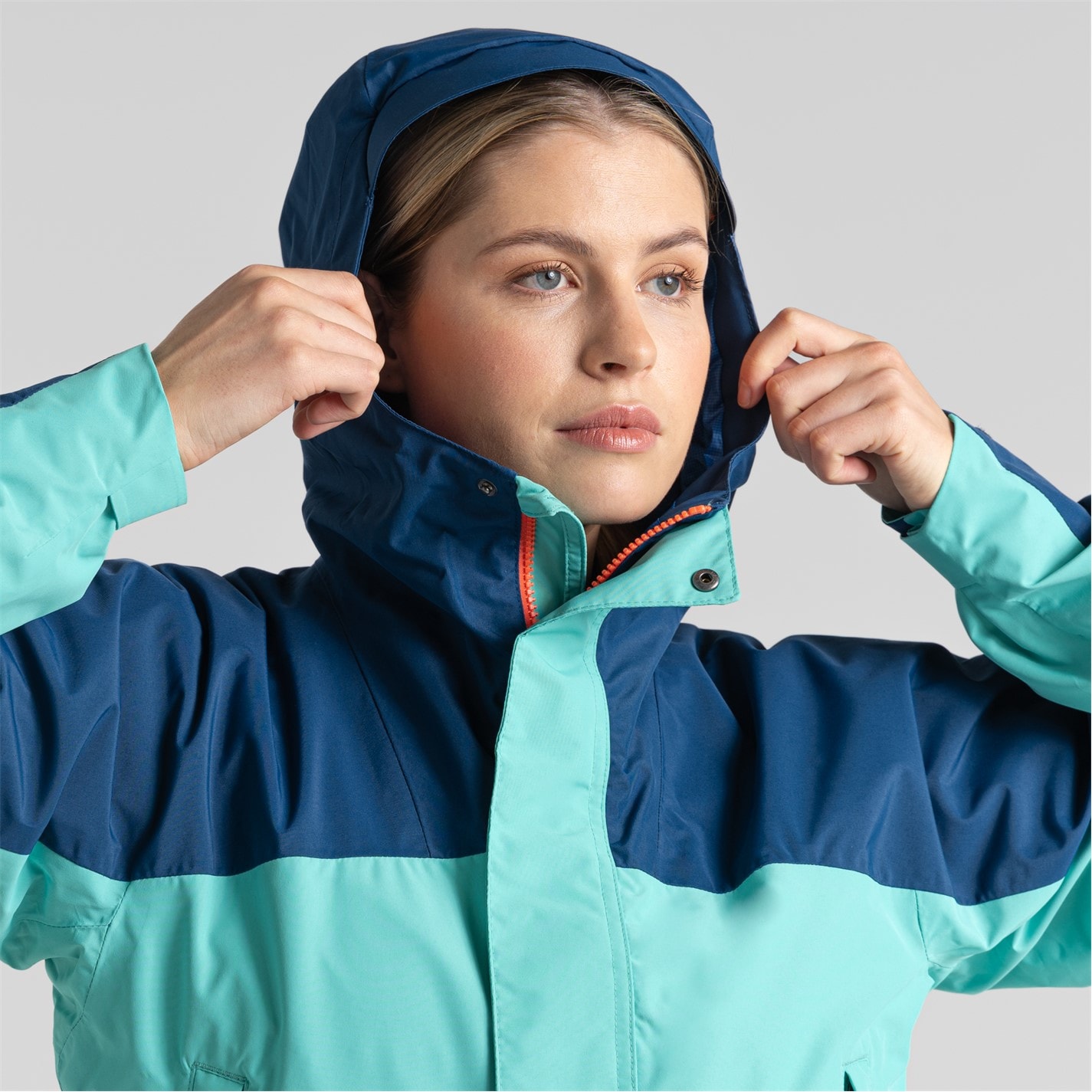 Bunda Craghoppers PosBluOcnGrn 207384 Men's Dustin Waterproof Jacket - 13