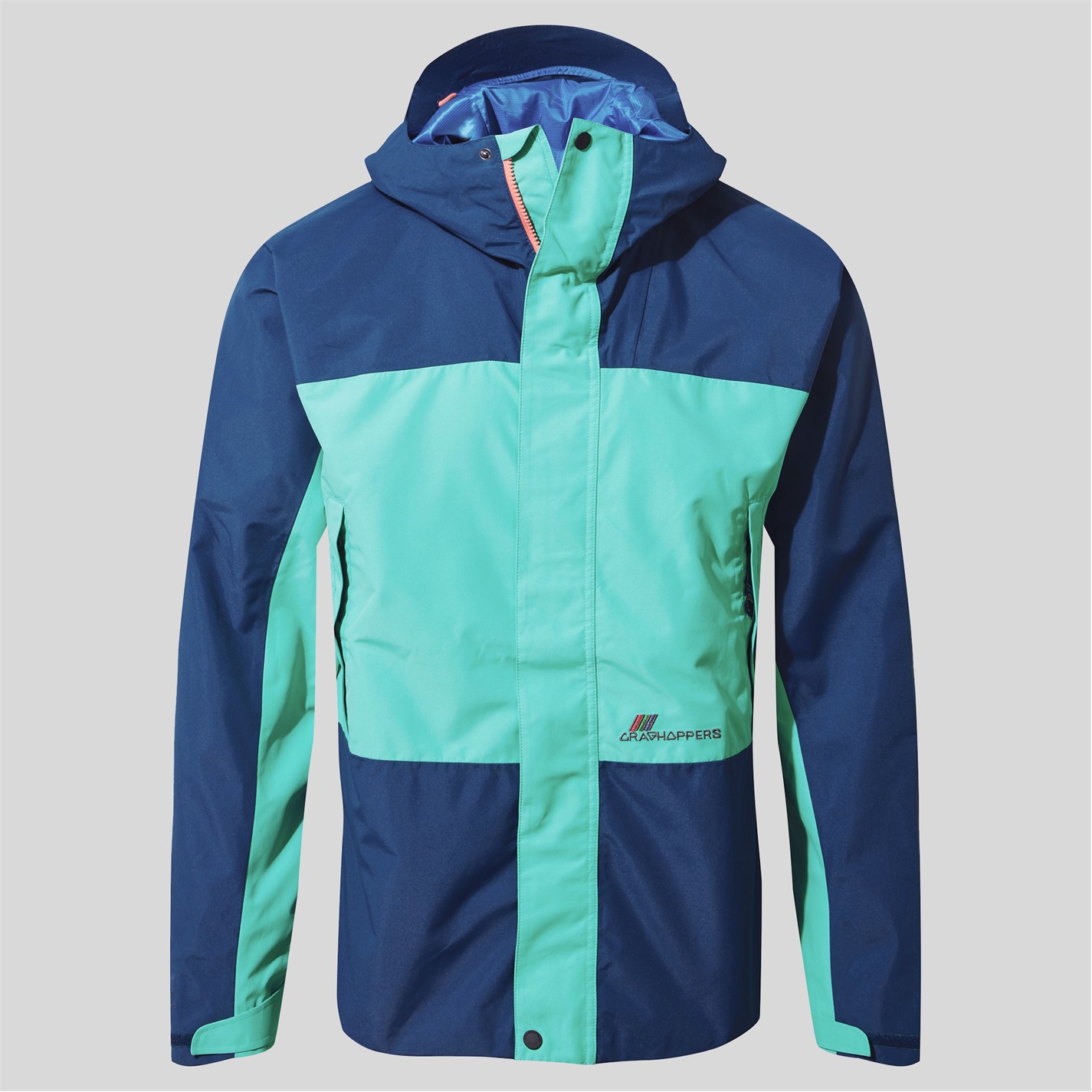 Bunda Craghoppers PosBluOcnGrn 207384 Men's Dustin Waterproof Jacket - 16