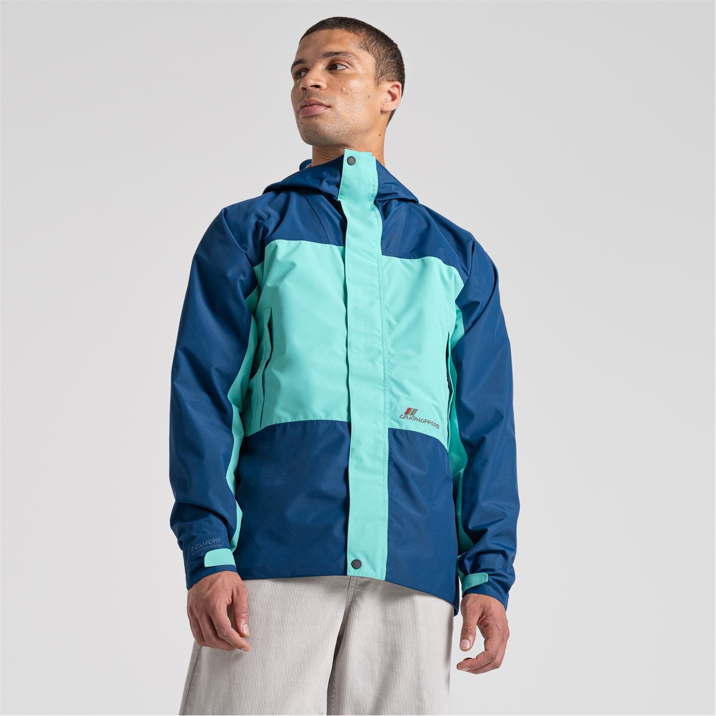 Bunda Craghoppers PosBluOcnGrn 207384 Men's Dustin Waterproof Jacket - 4