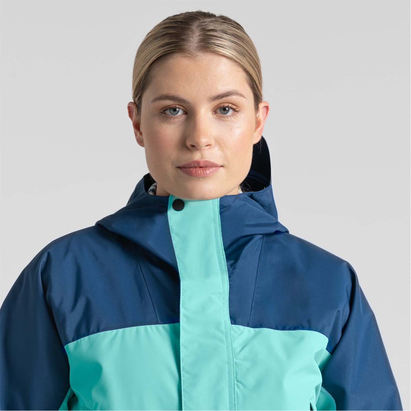 Bunda Craghoppers PosBluOcnGrn 207384 Men's Dustin Waterproof Jacket - 8