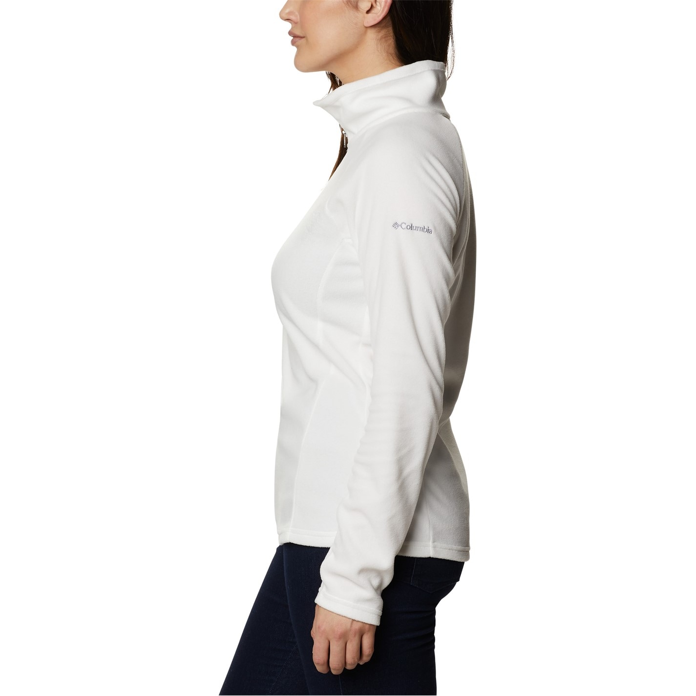 Mikina Columbia White 8419999 Glacial Half Zip Fleece Womens - 4