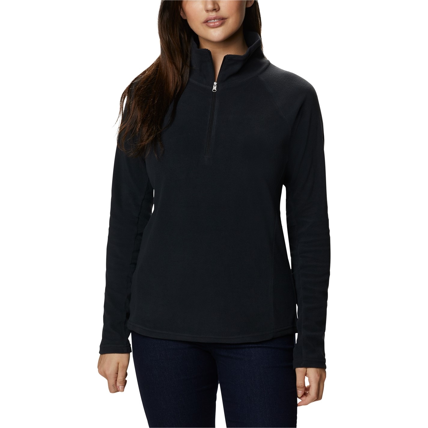 Mikina Columbia Black 6450854 Glacial Half Zip Fleece Womens - 1