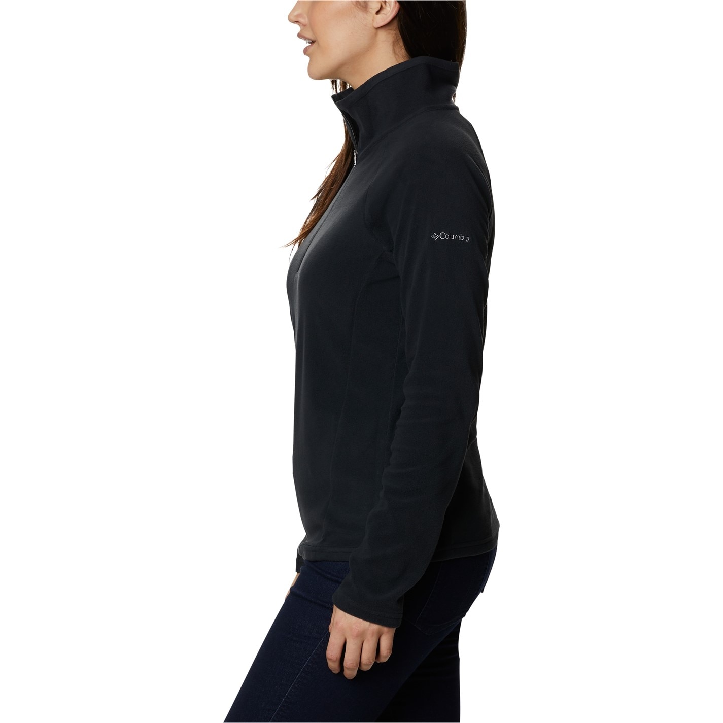 Mikina Columbia Black 6450854 Glacial Half Zip Fleece Womens - 2