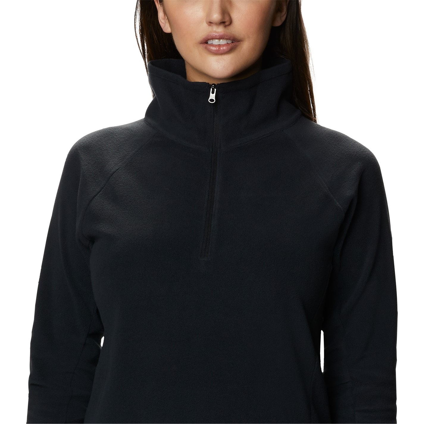 Mikina Columbia Black 6450854 Glacial Half Zip Fleece Womens - 4