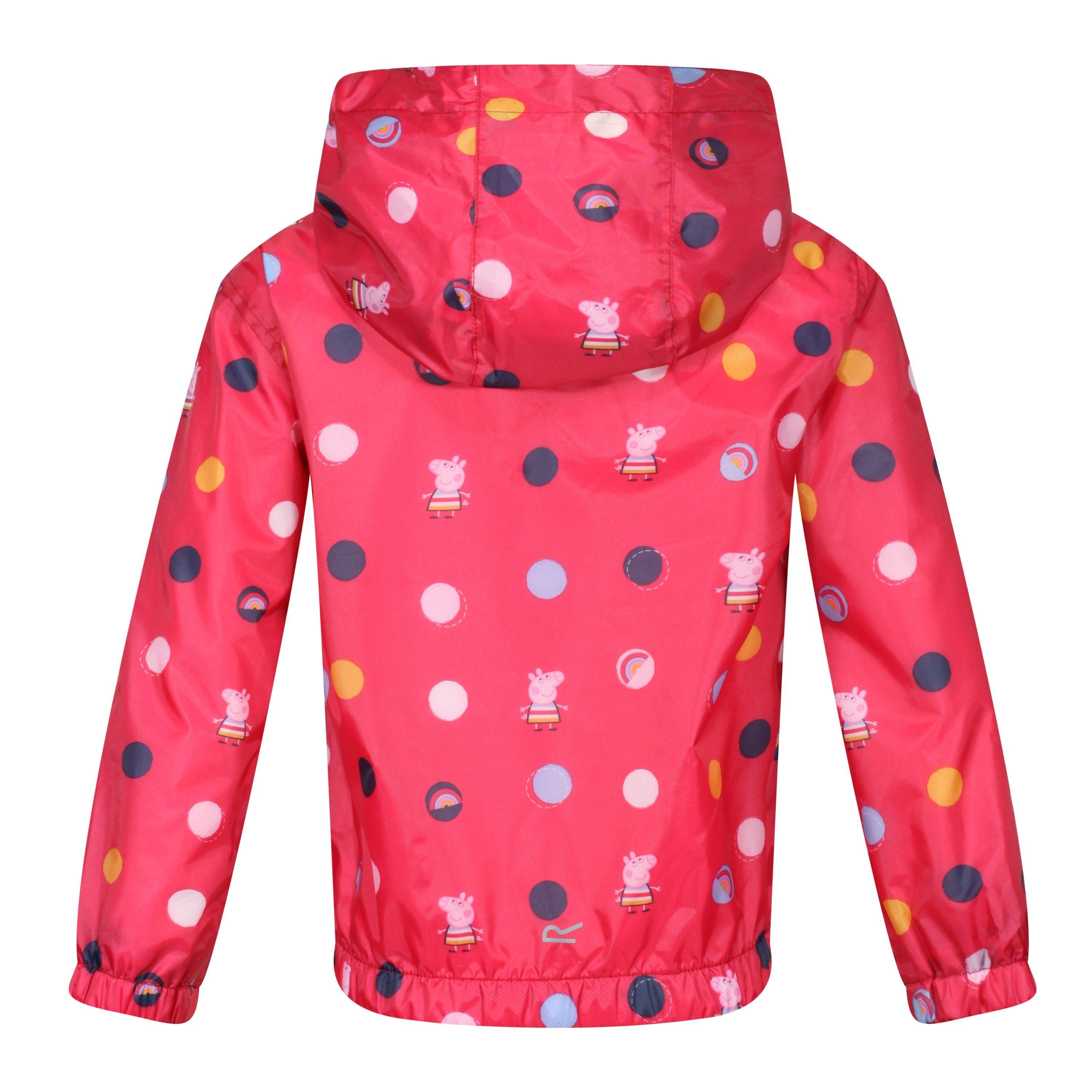 Regatta BrtBlshPolka 184223 Kids' Muddy Puddle Rain Jacket - 2