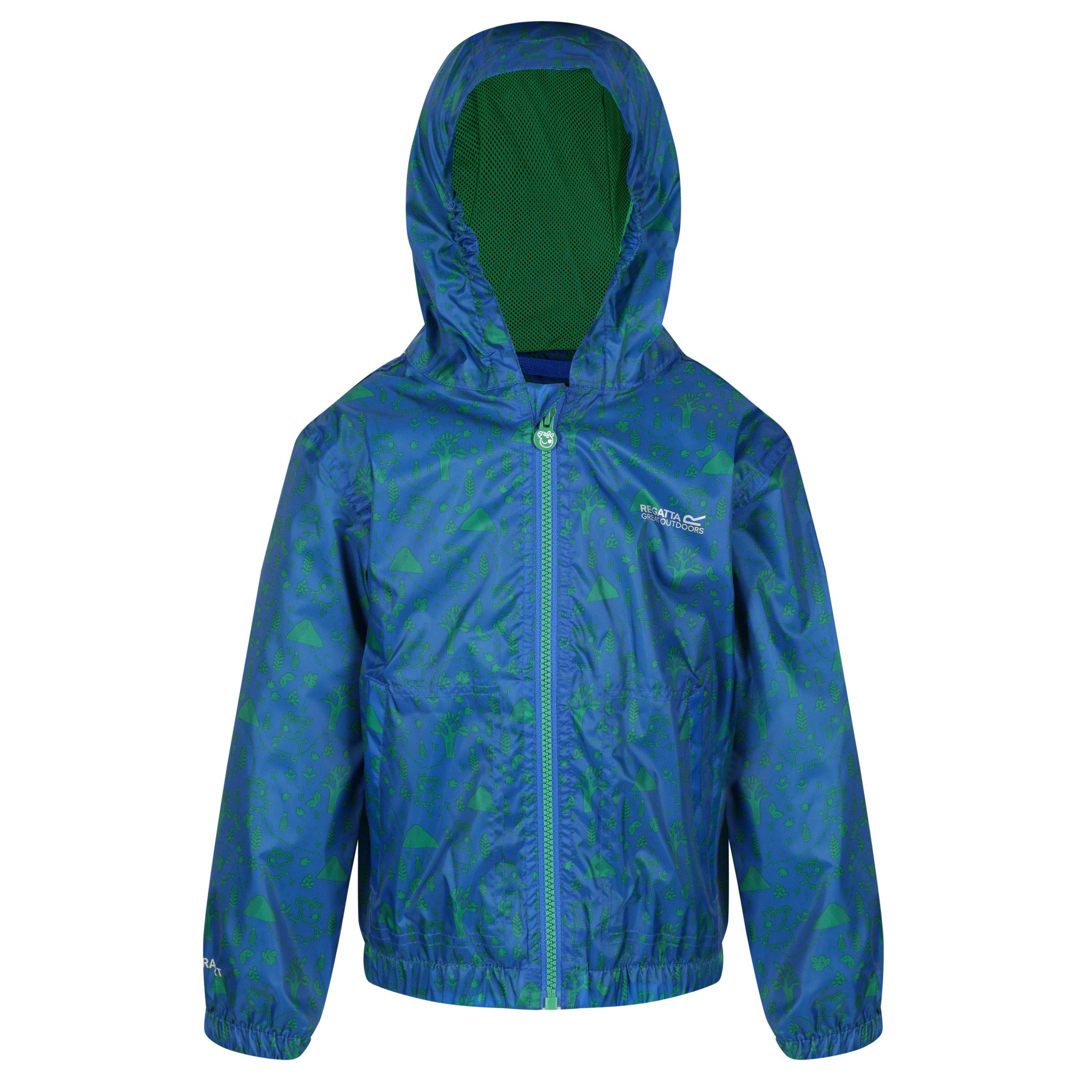 Regatta BrtBlshPolka 7846648 Kids' Muddy Puddle Rain Jacket - 1