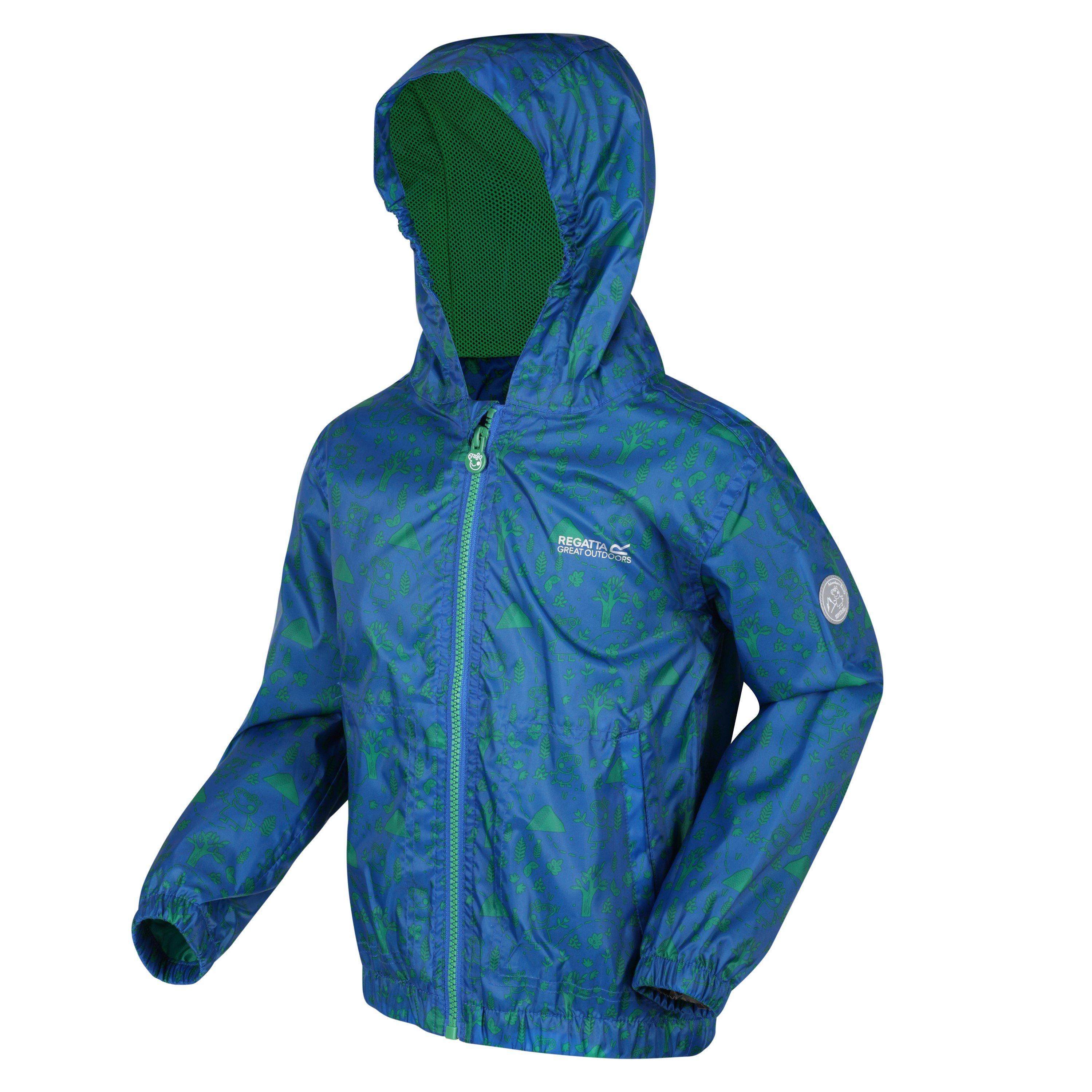 Regatta BrtBlshPolka 7846648 Kids' Muddy Puddle Rain Jacket - 4