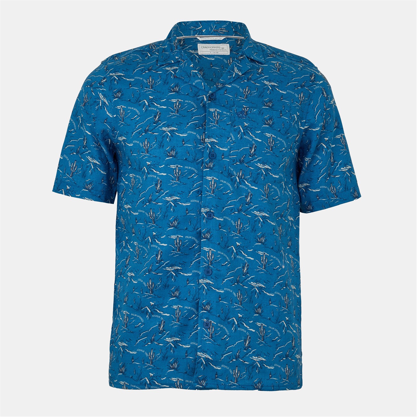 Košile Craghoppers PosdnBlu Prt 8223345 Men's Crag Hula Short-Sleeve Shirt - 1