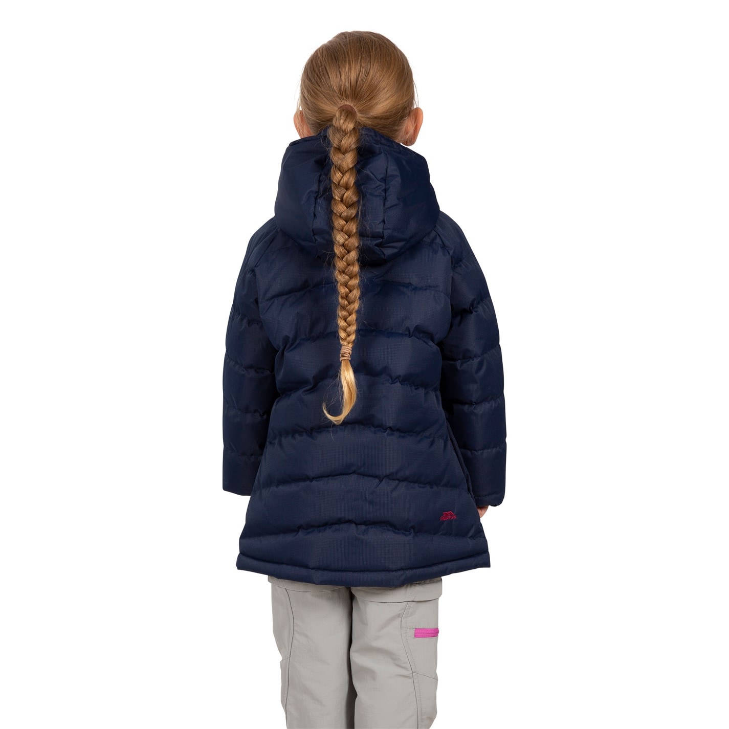 Trespass Navy 4861164 Kids' Amira Insulated Lightweight Puffer Jacket - 4