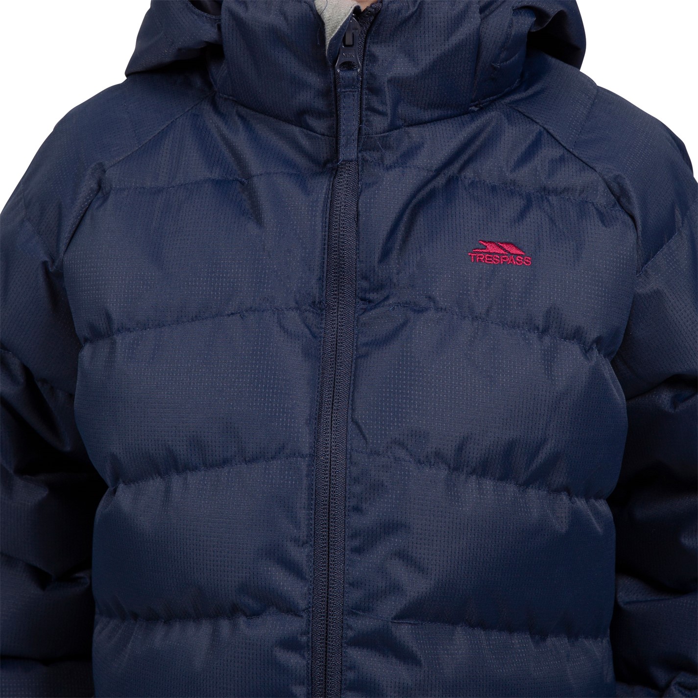 Trespass Navy 4861164 Kids' Amira Insulated Lightweight Puffer Jacket - 5