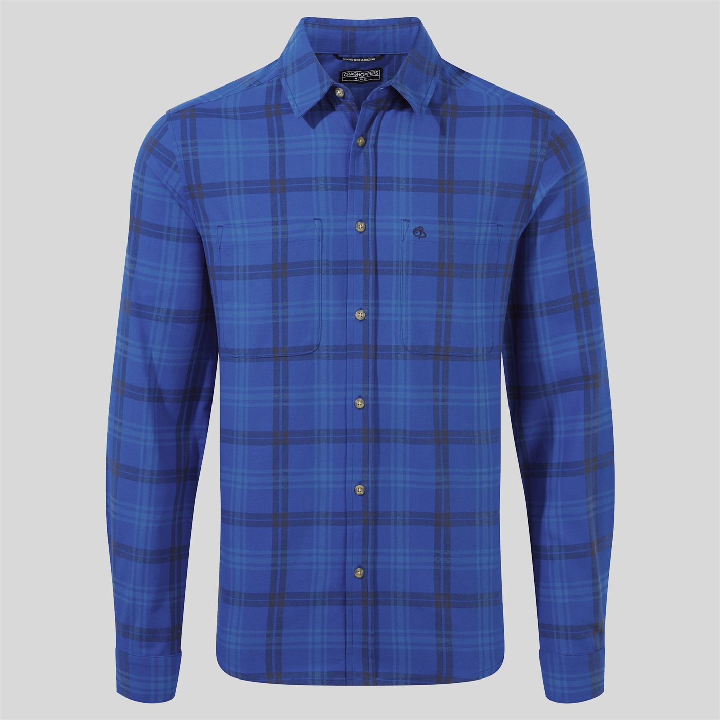Košile Craghoppers BoltBlue CHK 2530085 Men's Lonbard Long Sleeve Shirt - 2