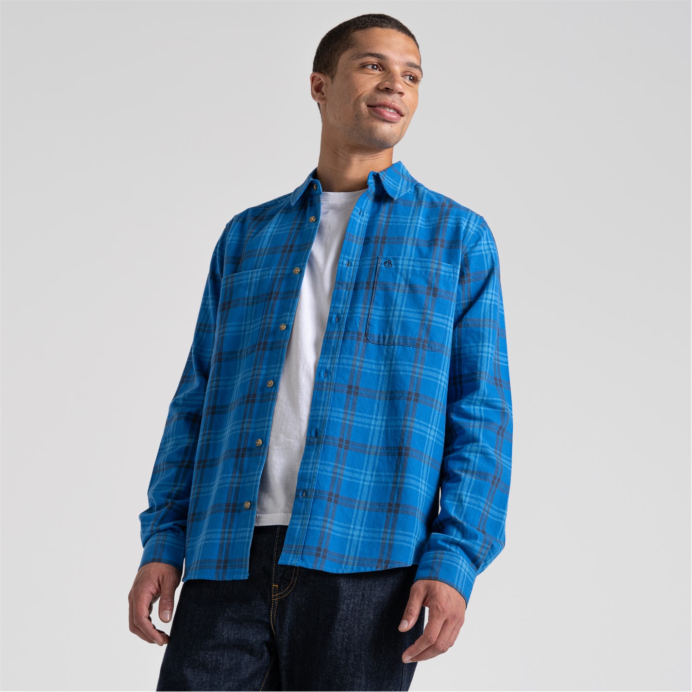 Košile Craghoppers BoltBlue CHK 2530085 Men's Lonbard Long Sleeve Shirt - 4