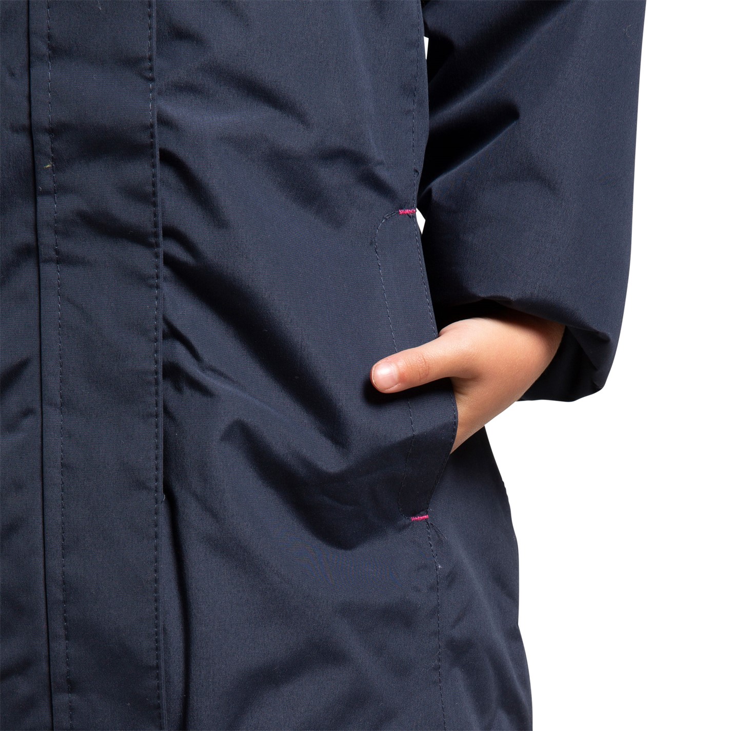 Trespass Navy 5709045 Kids' Fame Waterproof Parka - 6