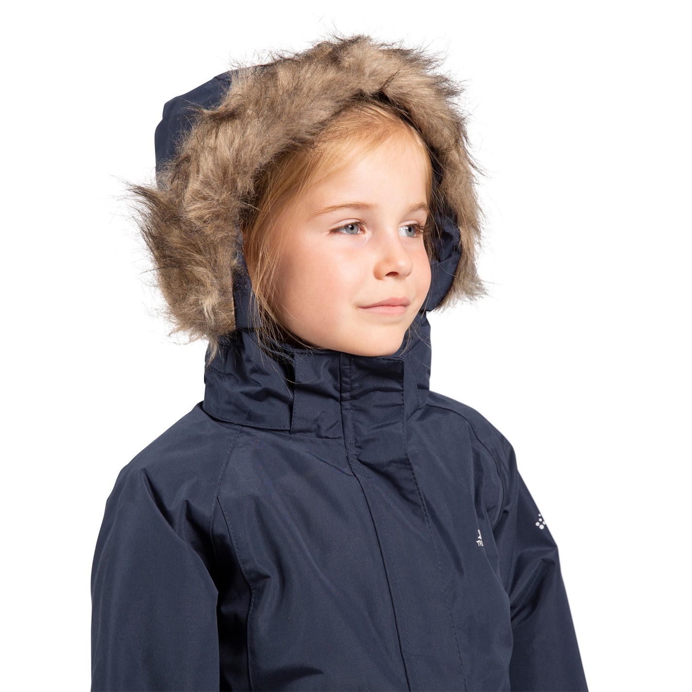 Trespass Navy 5709045 Kids' Fame Waterproof Parka - 7