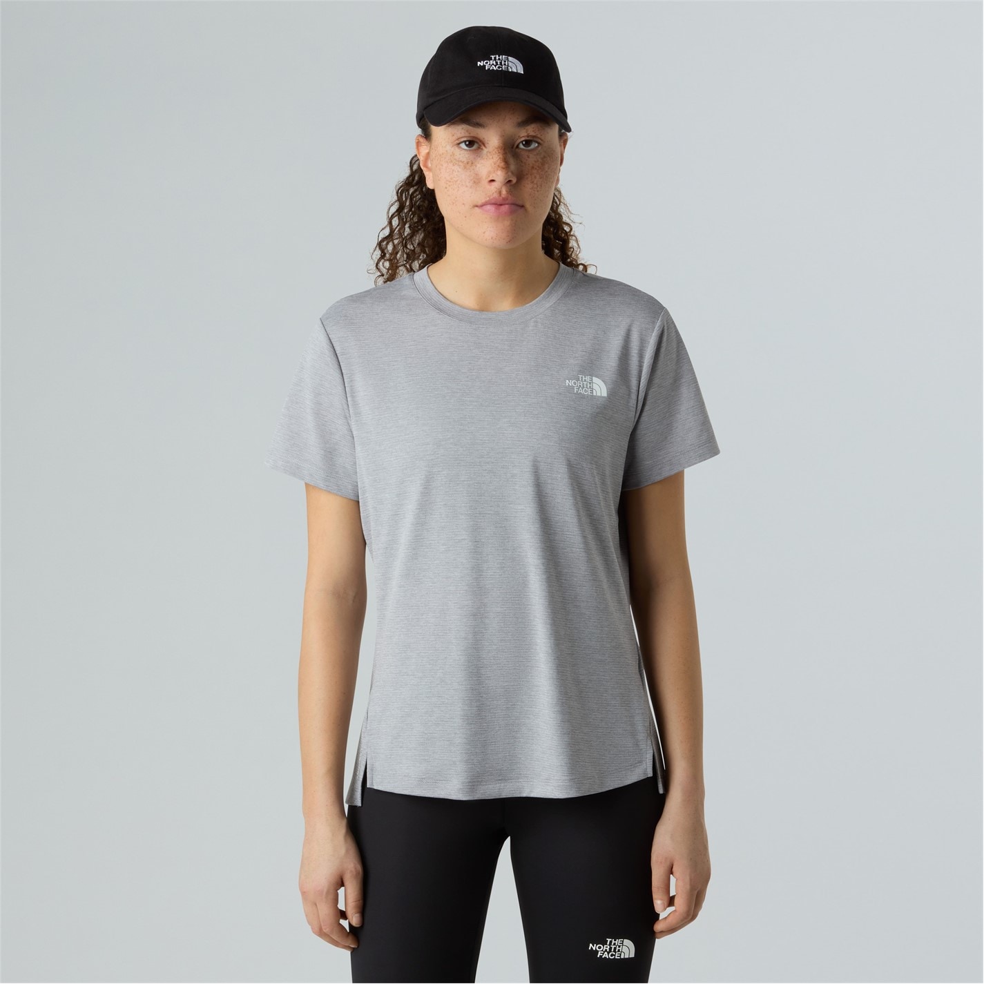 Tričko The North Face Grey Heather 8971254 Womens TNF Flex Regular Short-Sleeve Performance T-Shirt - 3