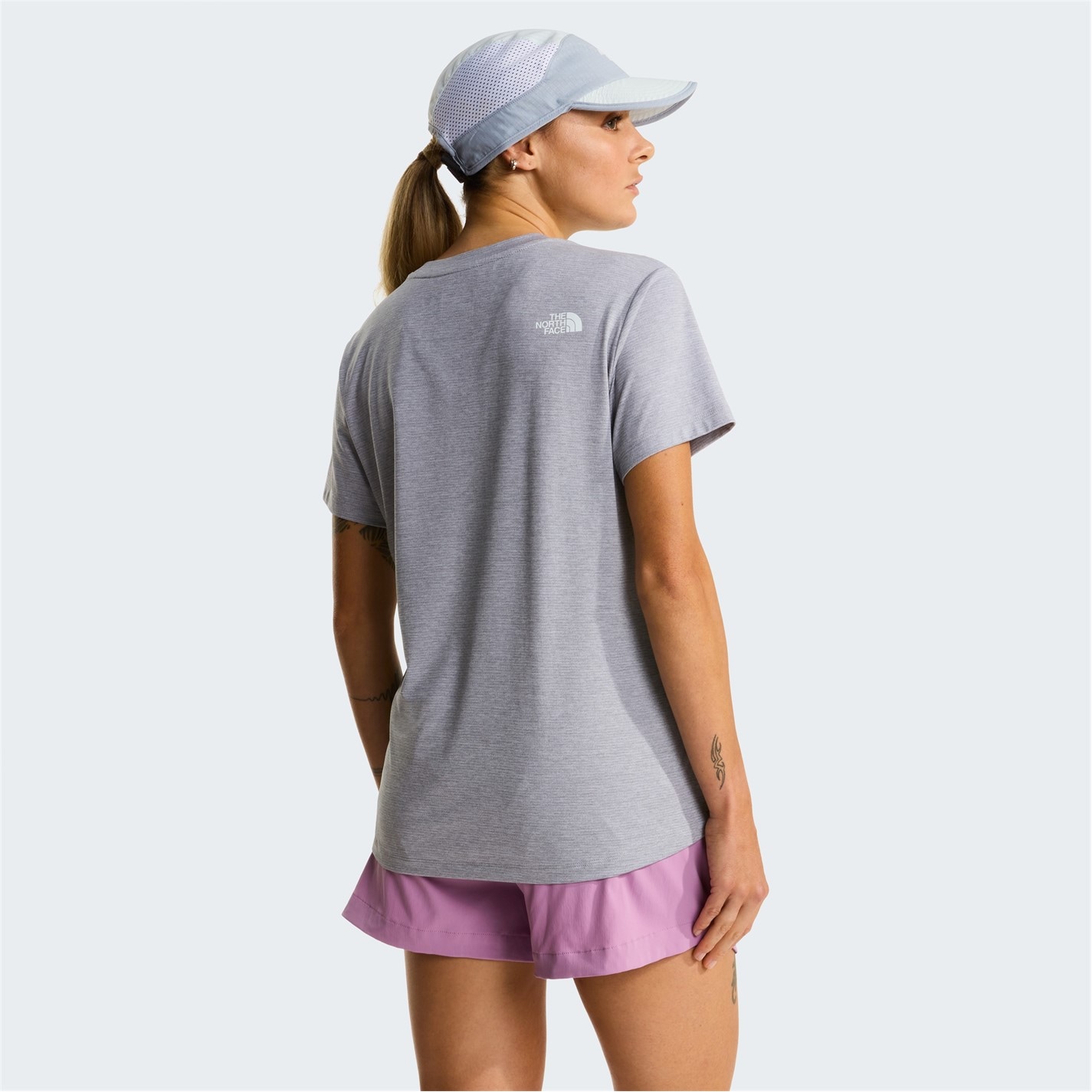 Tričko The North Face Pale Grey 828251 Womens TNF Flex Regular Short-Sleeve Performance T-Shirt - 4