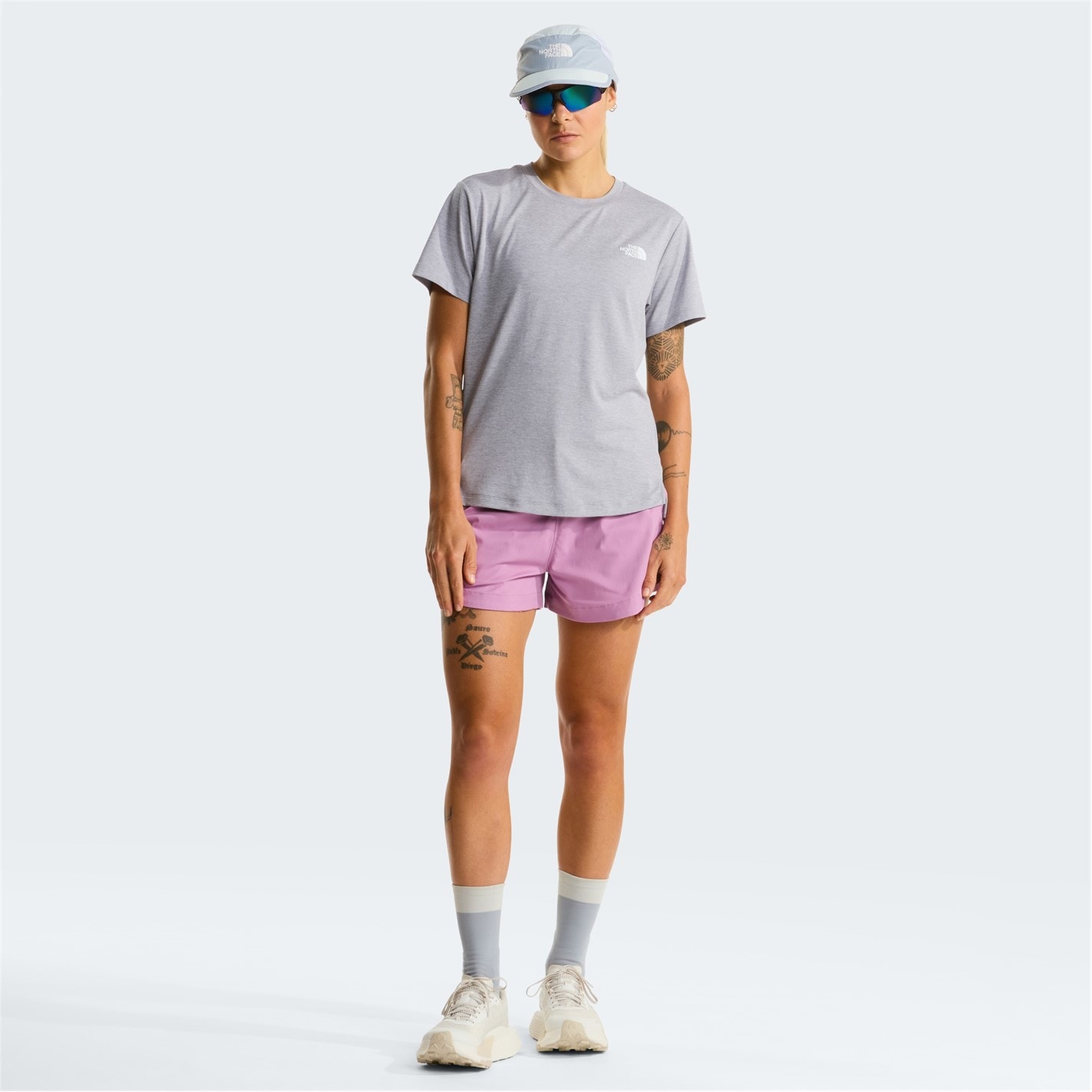 Tričko The North Face Pale Grey 828251 Womens TNF Flex Regular Short-Sleeve Performance T-Shirt - 6