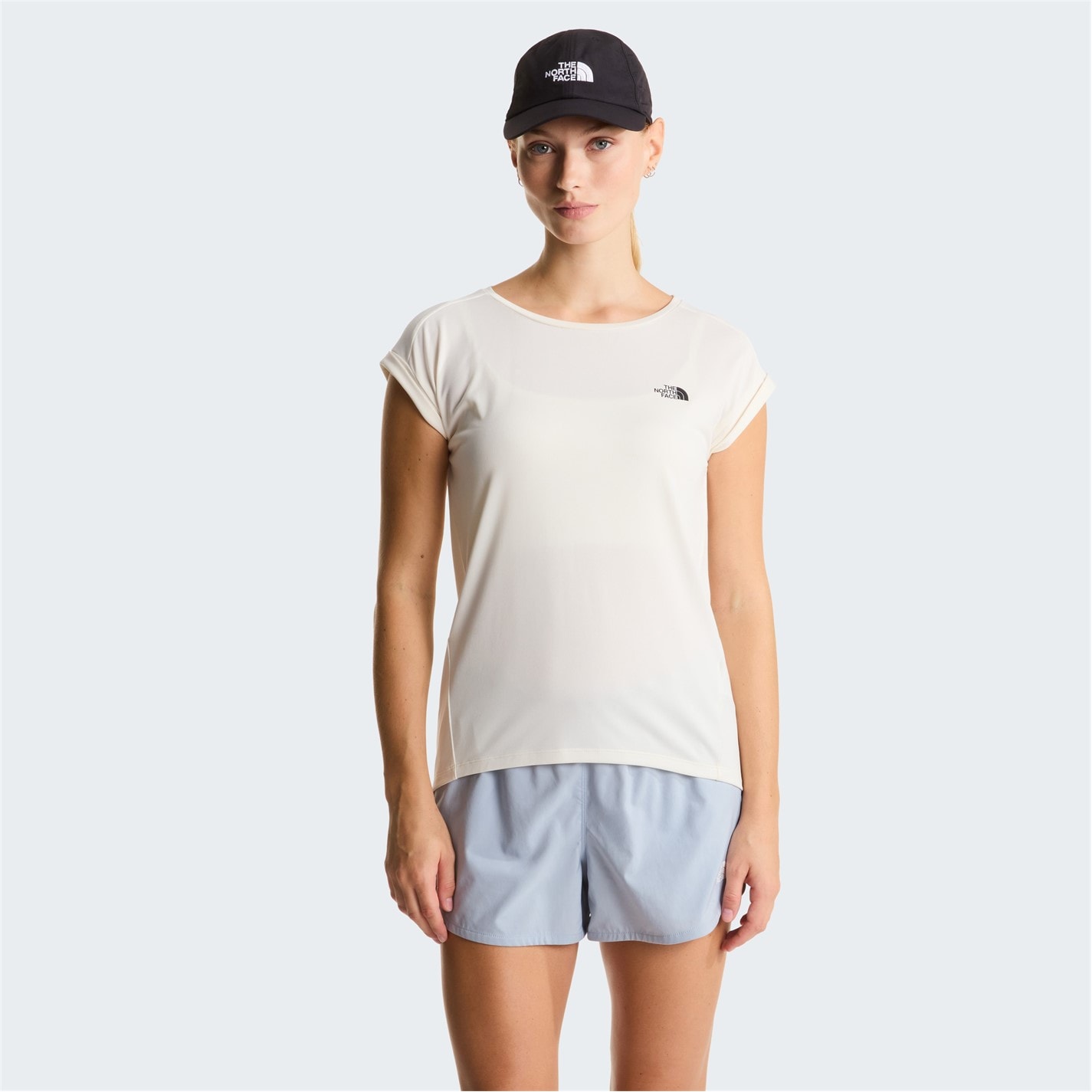 Tričko The North Face White Dune 8000846 Womens Short-Sleeve Performance T-Shirt - 3