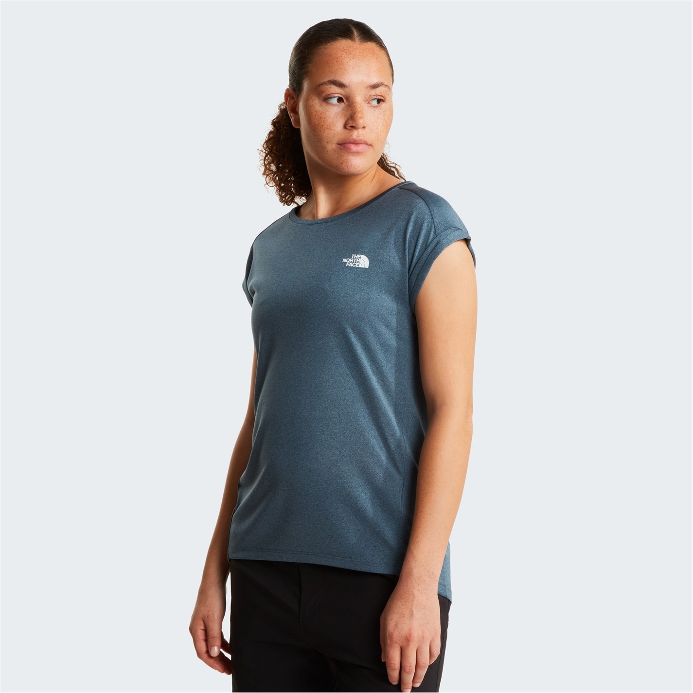 Tričko The North Face Granite Grey 1465373 Womens Short-Sleeve Performance T-Shirt - 3