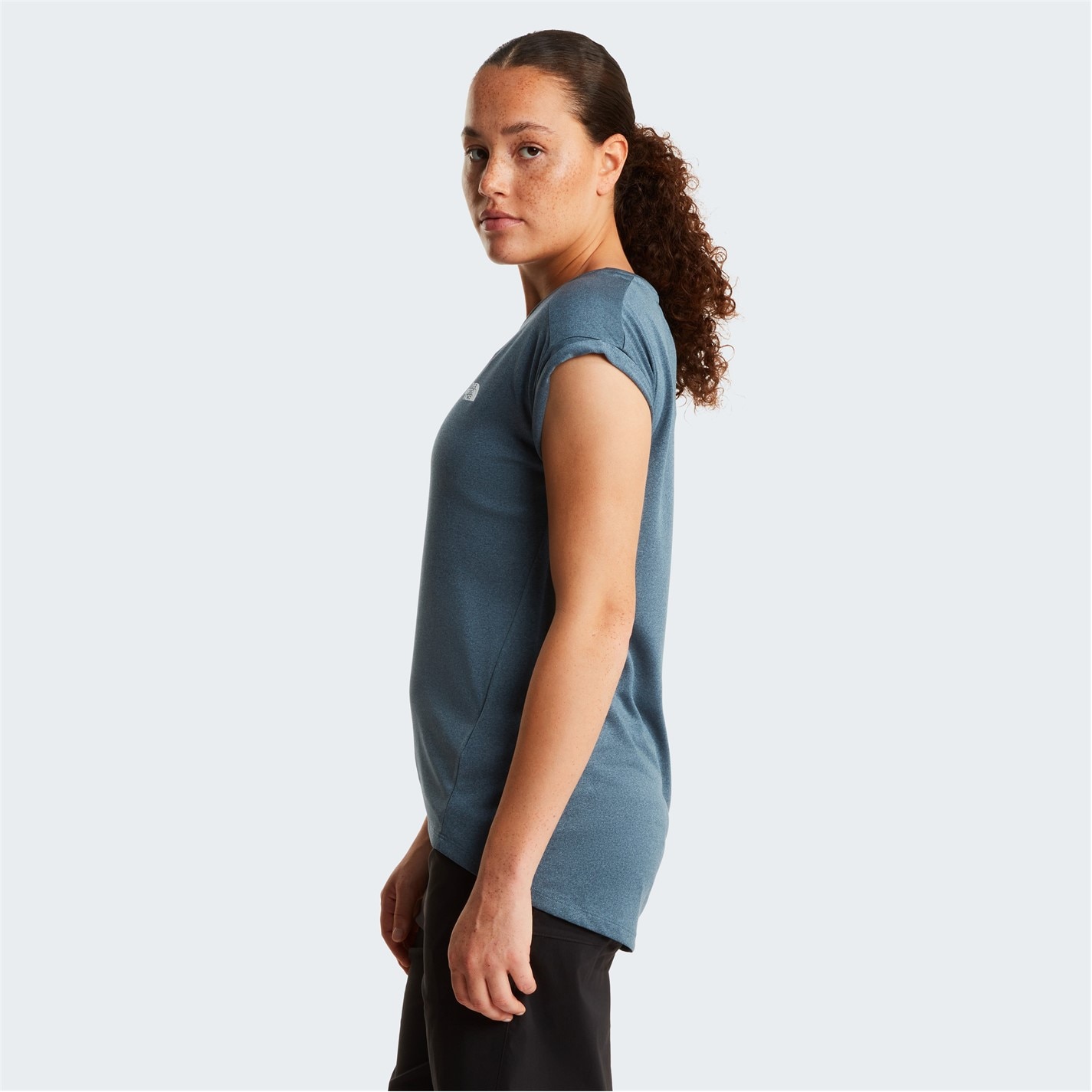 Tričko The North Face Granite Grey 1465373 Womens Short-Sleeve Performance T-Shirt - 5