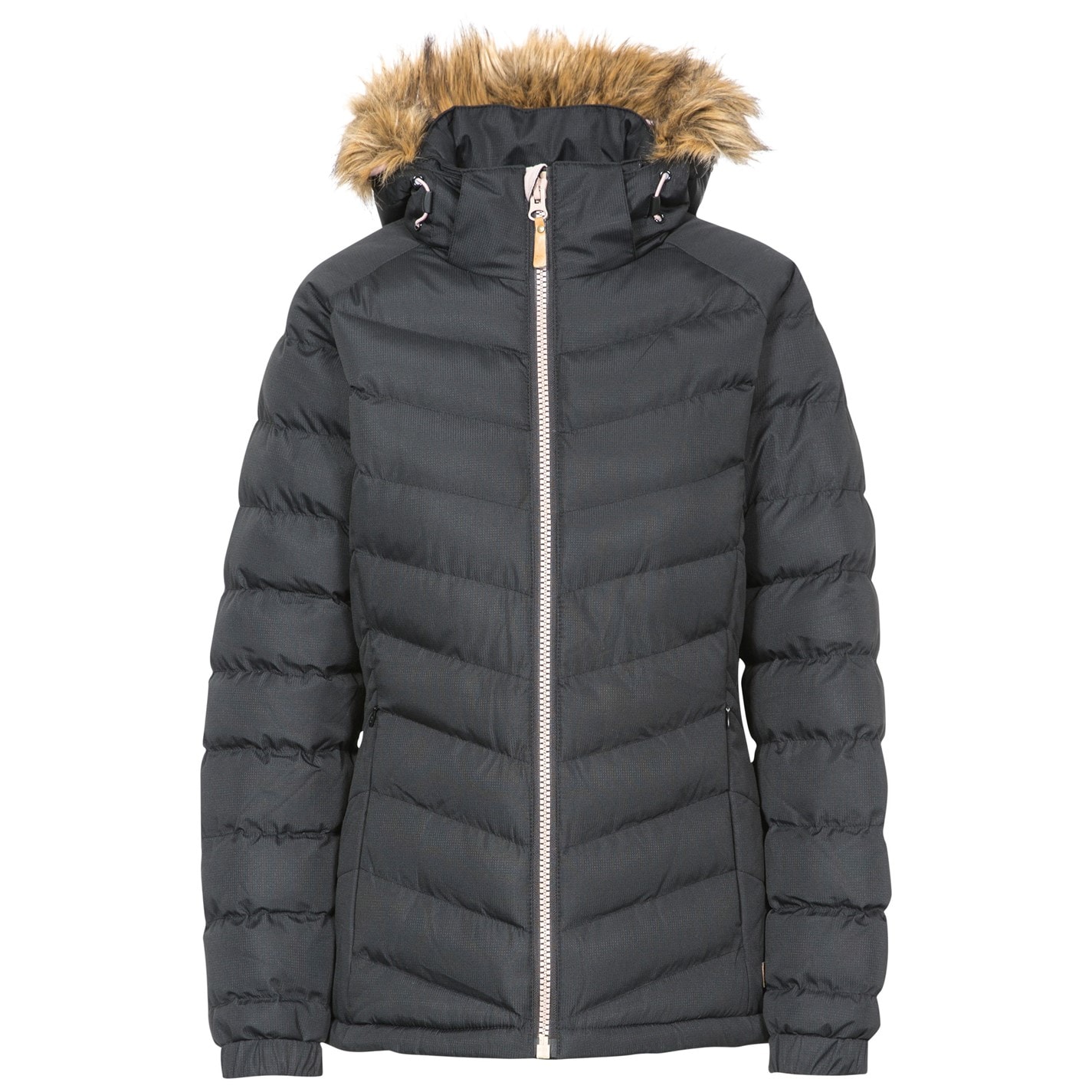 Dámska bunda Trespass Black 9516007 Women's Trespass Padded Insulated Parka - 1