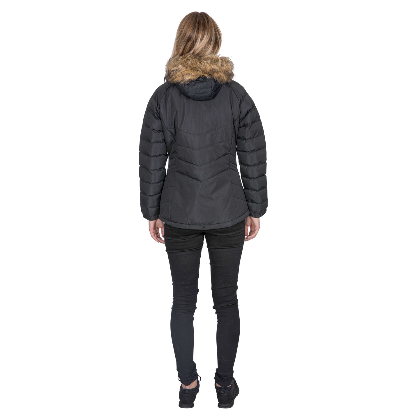 Dámska bunda Trespass Black 9516007 Women's Trespass Padded Insulated Parka - 3