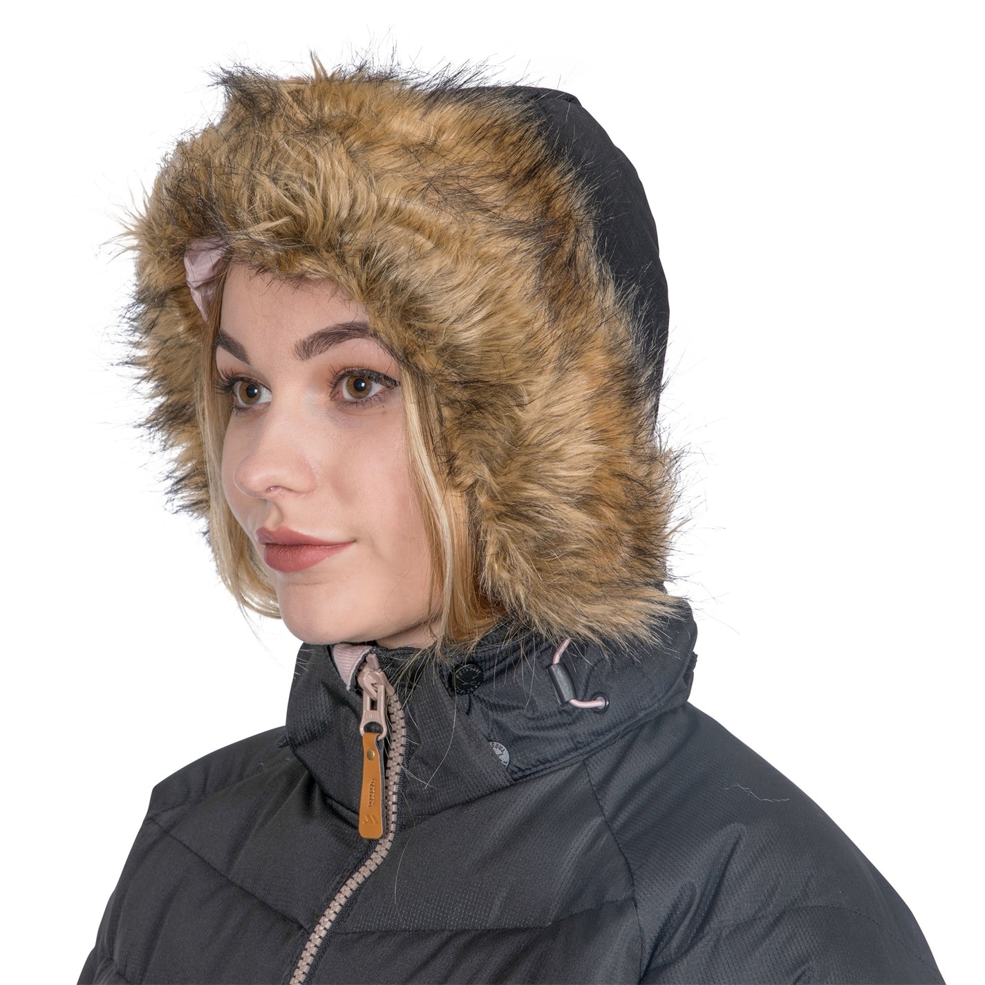 Dámska bunda Trespass Black 9516007 Women's Trespass Padded Insulated Parka - 4