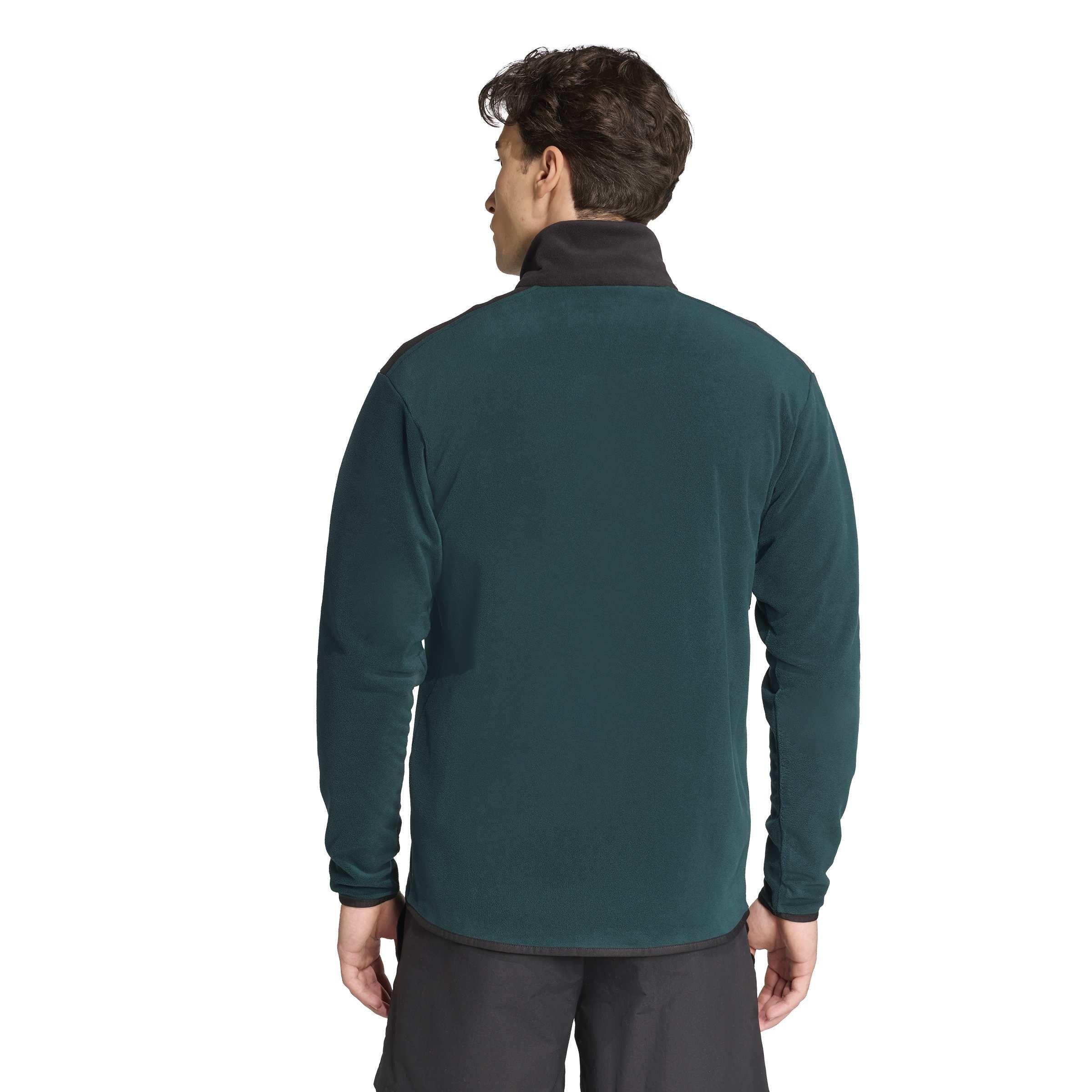 Bunda adidas Aurivy/Black 3654806 Men's Terrex MT Long-Sleeve Full-Zip Fleece Top - 3