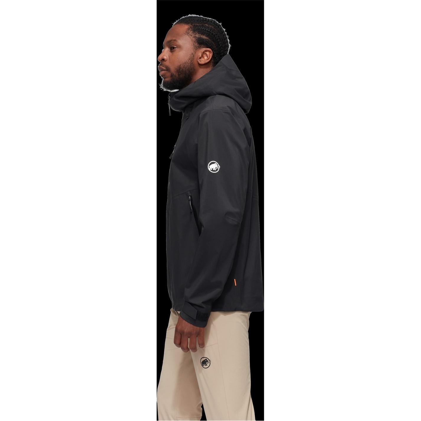 Bunda Mammut Black 7477582 Men's Alto Waterproof Windproof Jacket - 10