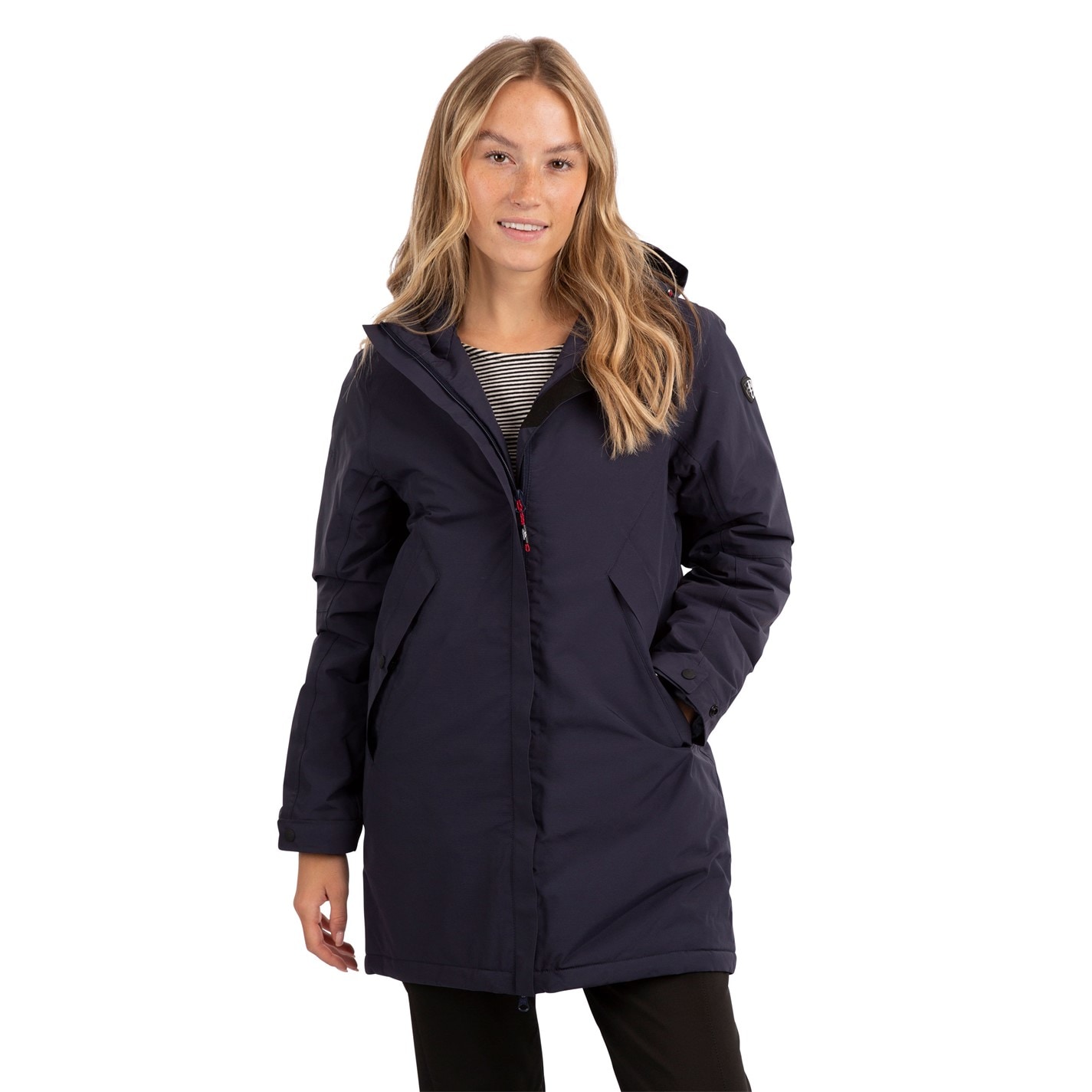 Dámska bunda Trespass Navy 1606808 Women's Trespass Sealed Seam Breathable Waterproof Jacket - 2