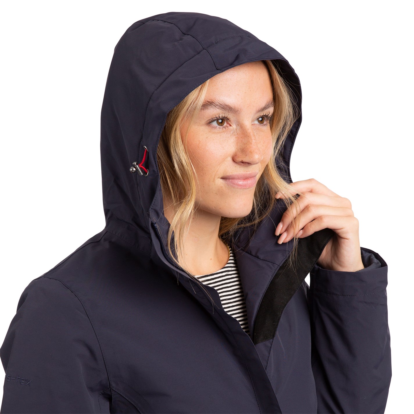 Dámska bunda Trespass Navy 1606808 Women's Trespass Sealed Seam Breathable Waterproof Jacket - 4