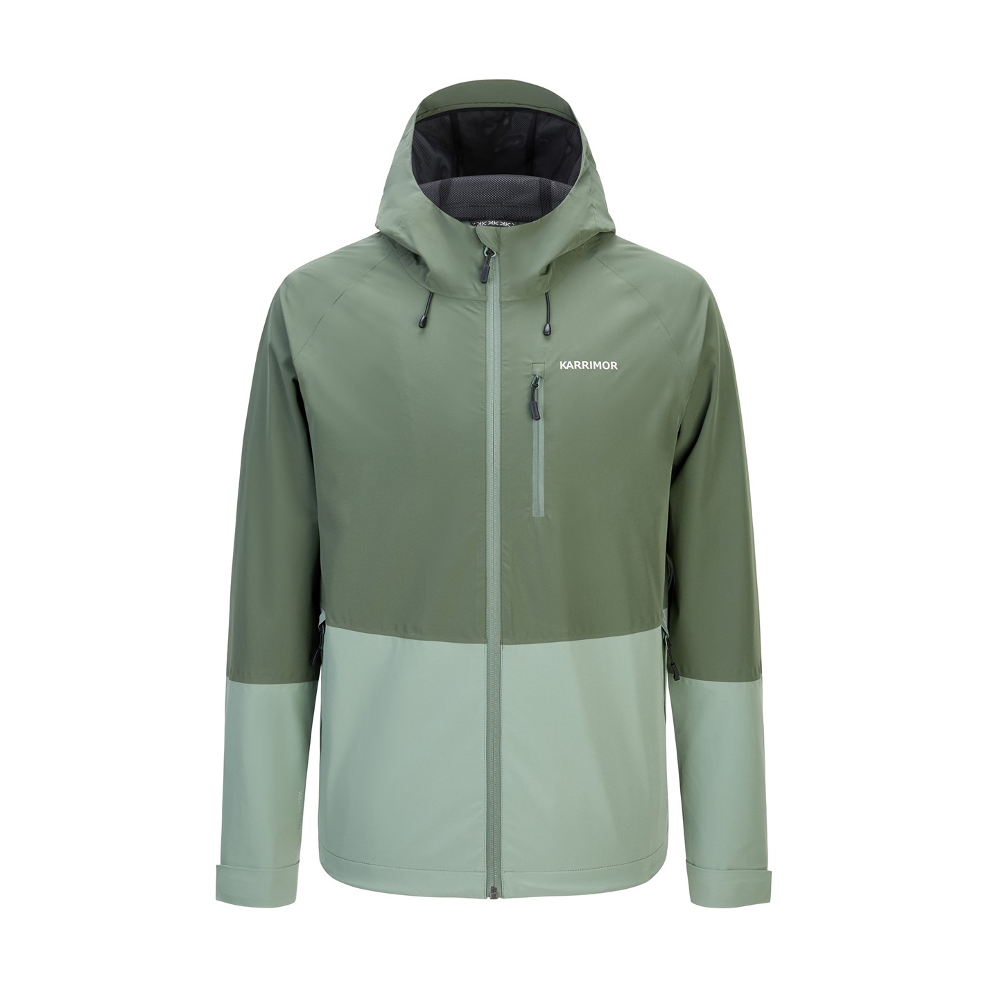 Bunda Karrimor Green 1335727 Men's Argon Windproof Full Zip Waterproof Jacket - 1