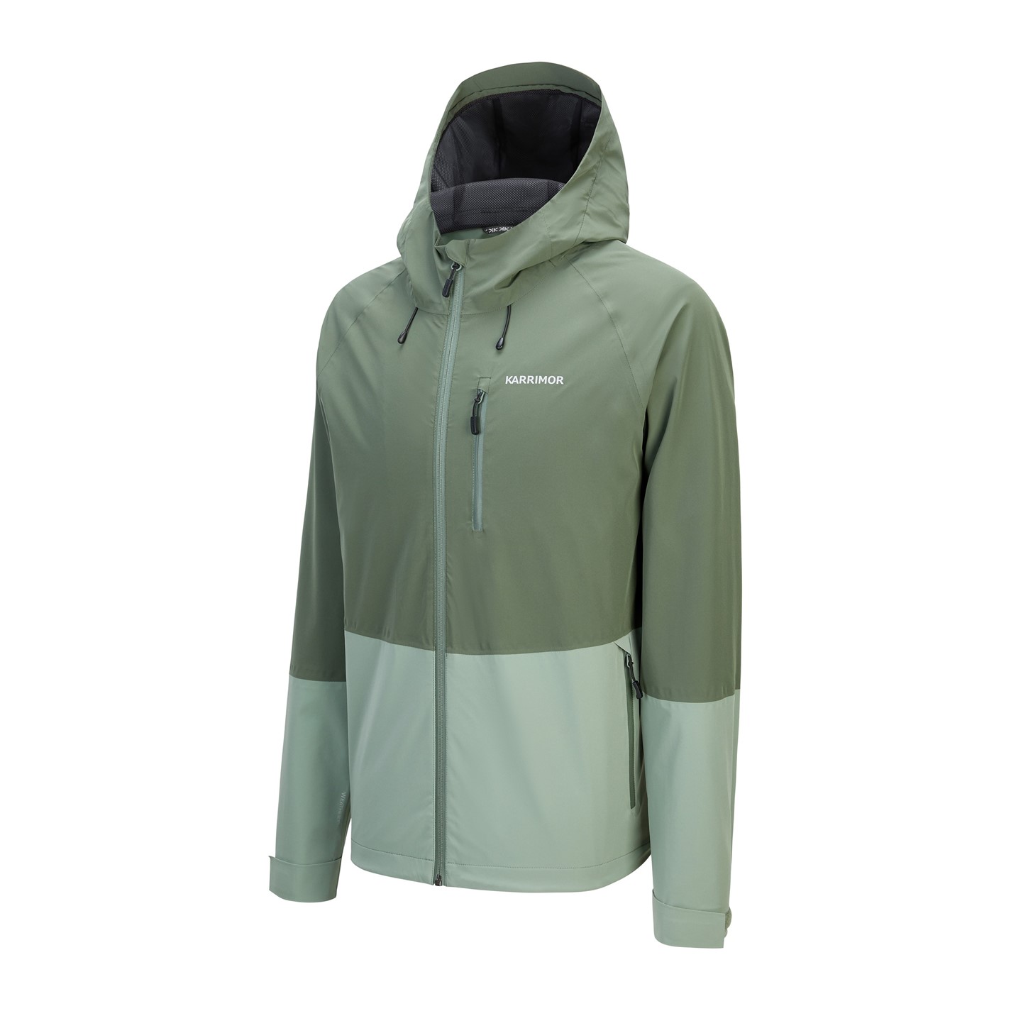 Bunda Karrimor Green 1335727 Men's Argon Windproof Full Zip Waterproof Jacket - 2