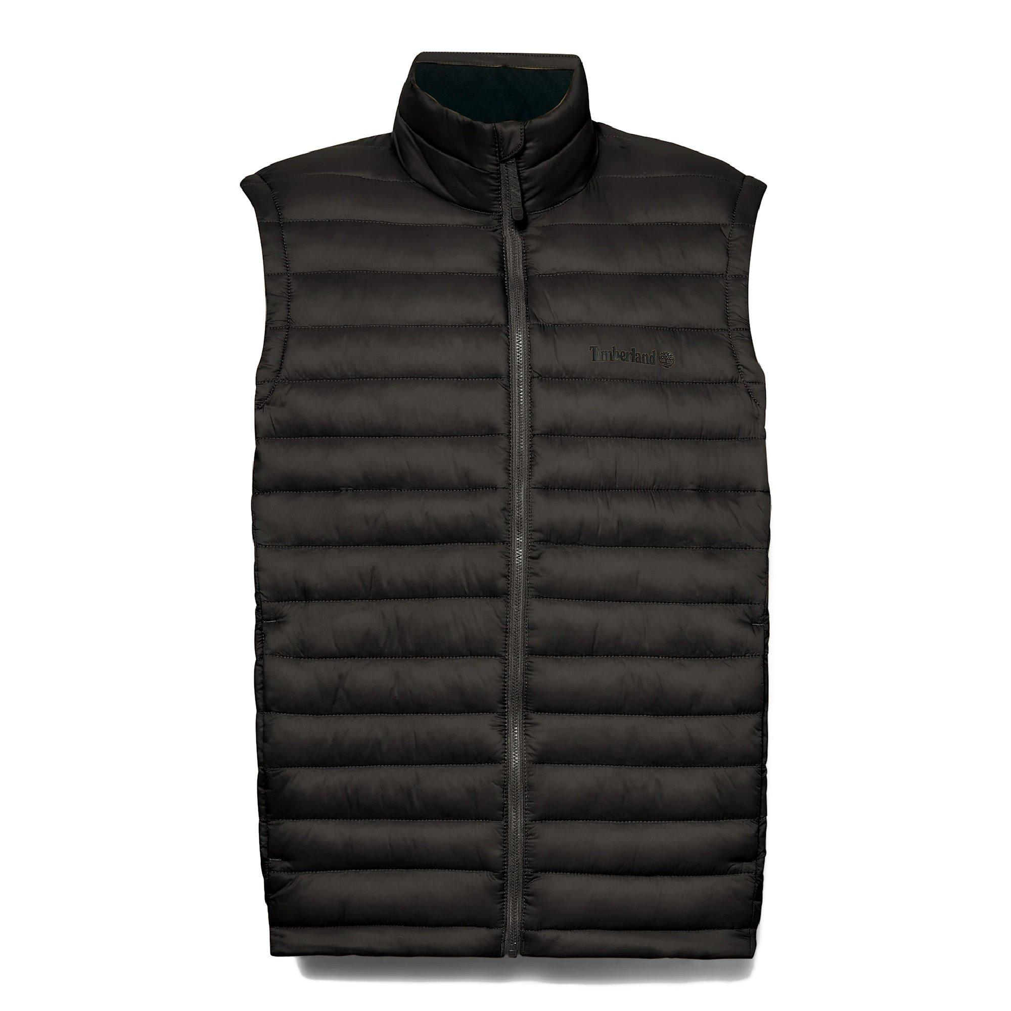Vesta Timberland Black 4112755 Mens Axis Peak Durable WR Full-Zip Gilet - 1