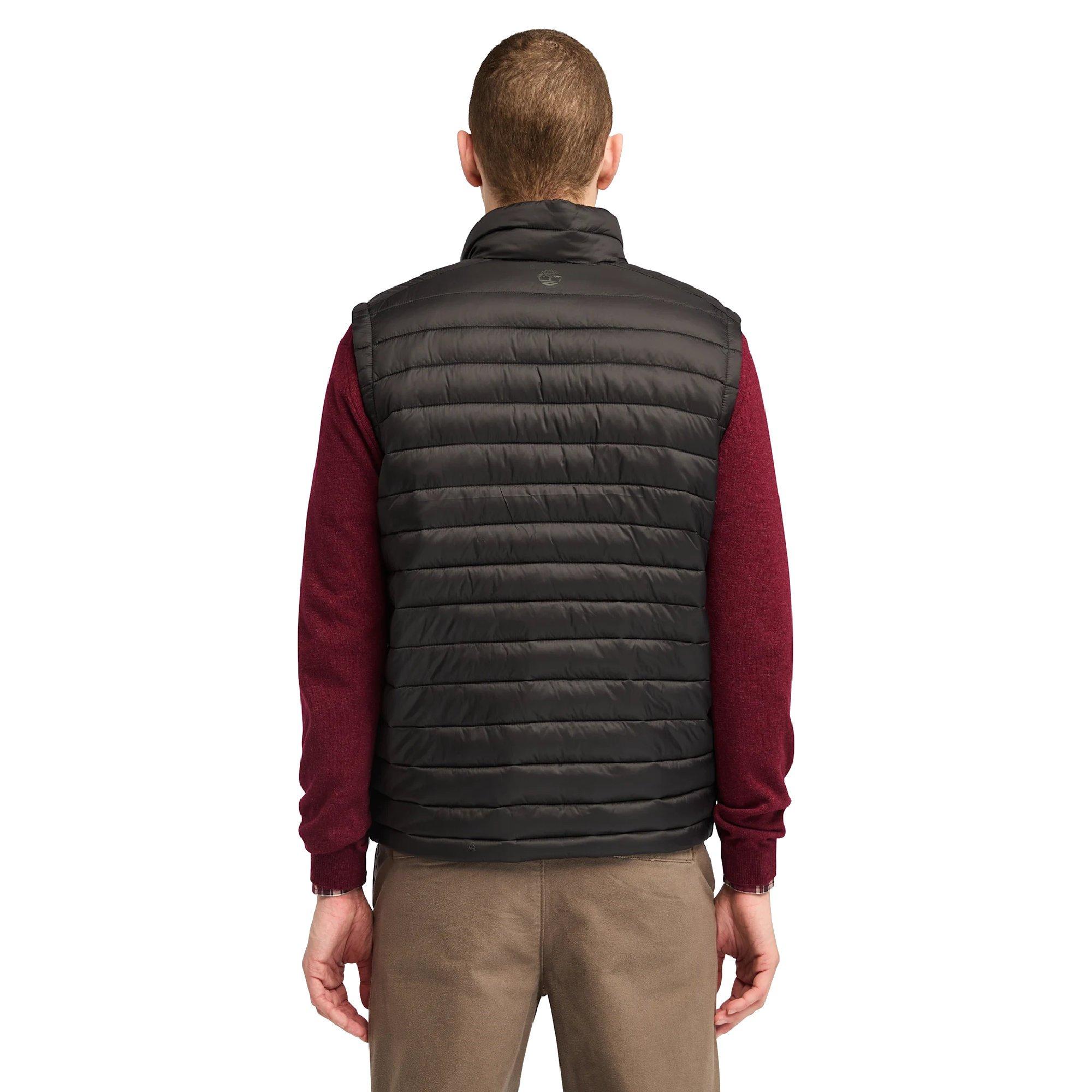 Vesta Timberland Black 4112755 Mens Axis Peak Durable WR Full-Zip Gilet - 3