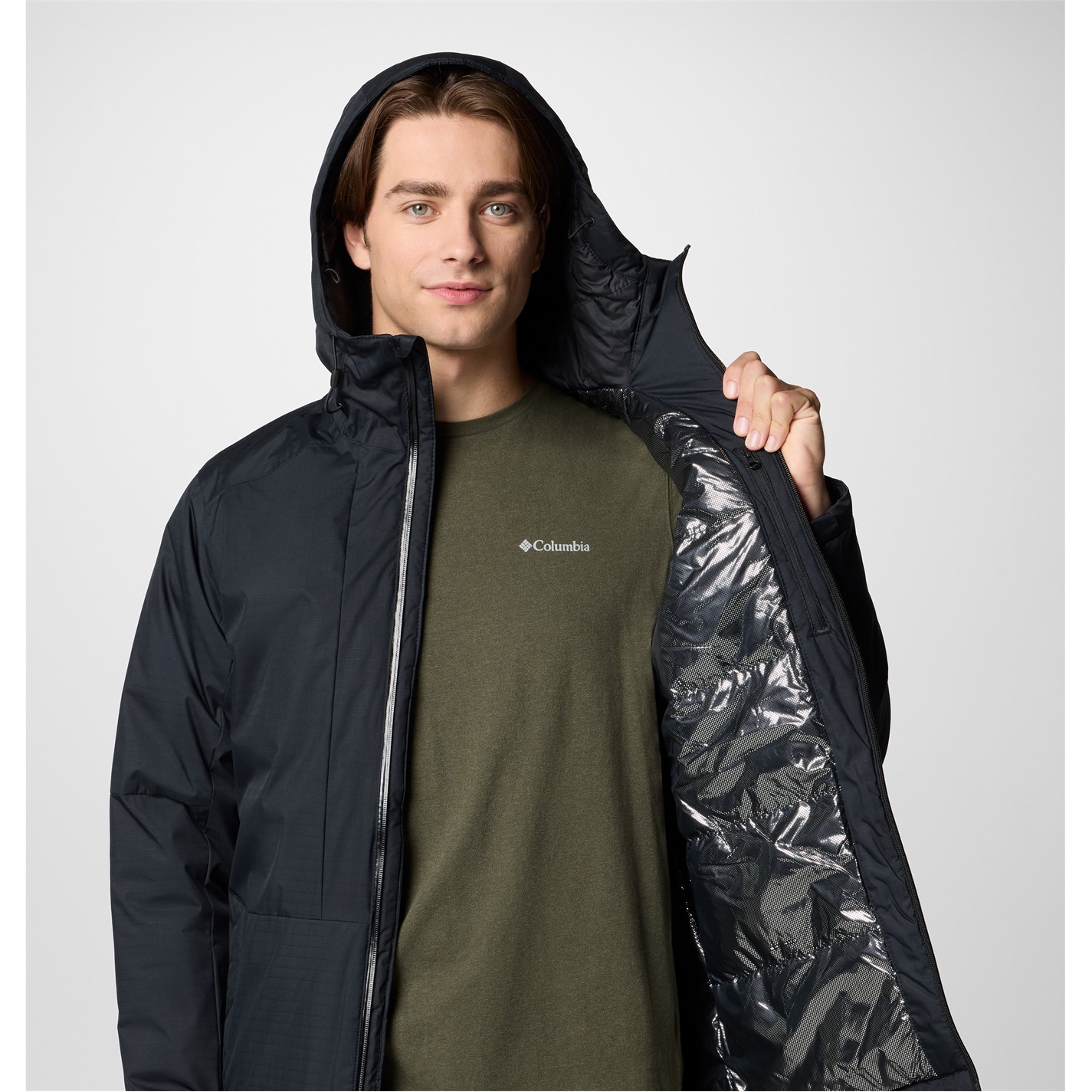 Bunda Columbia Black 2482372 Men's Point Park Waterproof Thermal-Reflective Insulated Puffer Jacket - 5