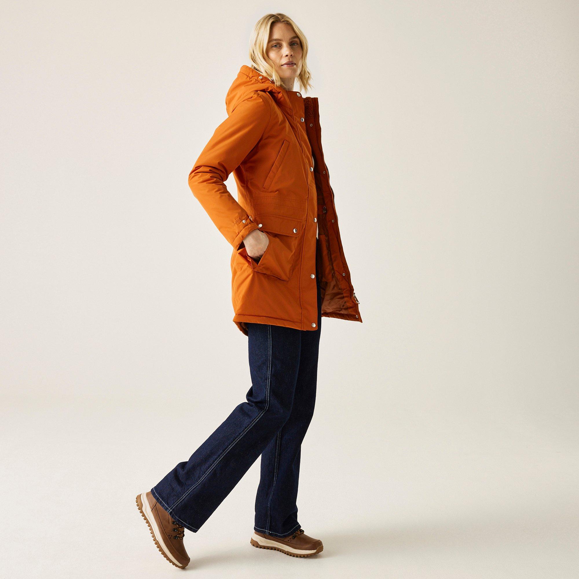 Dámska bunda Regatta Burnt Copper 9511028 Women's Voltera Waterproof Parka - 2