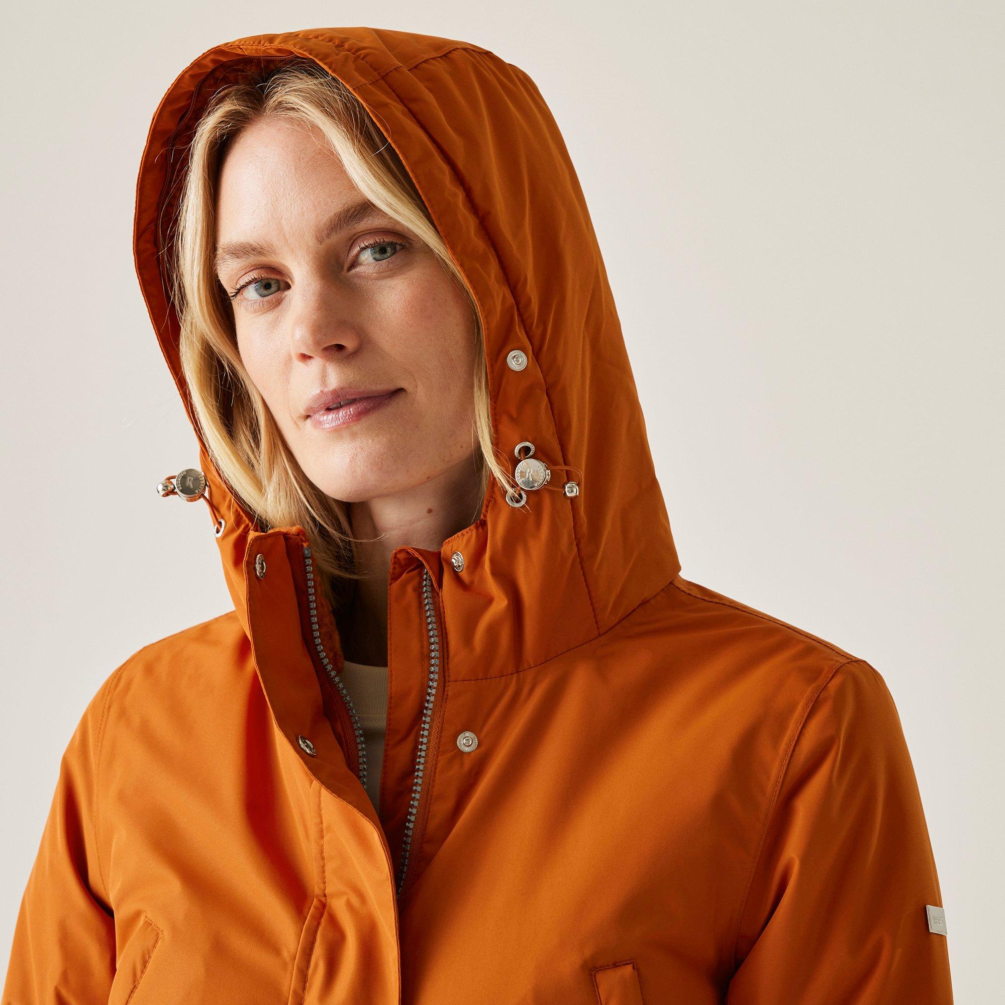 Dámska bunda Regatta Burnt Copper 9511028 Women's Voltera Waterproof Parka - 4