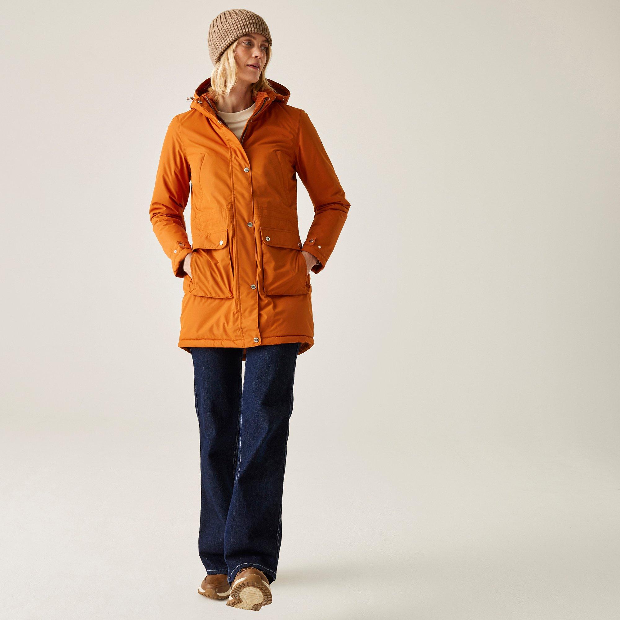 Dámska bunda Regatta Burnt Copper 9511028 Women's Voltera Waterproof Parka - 8