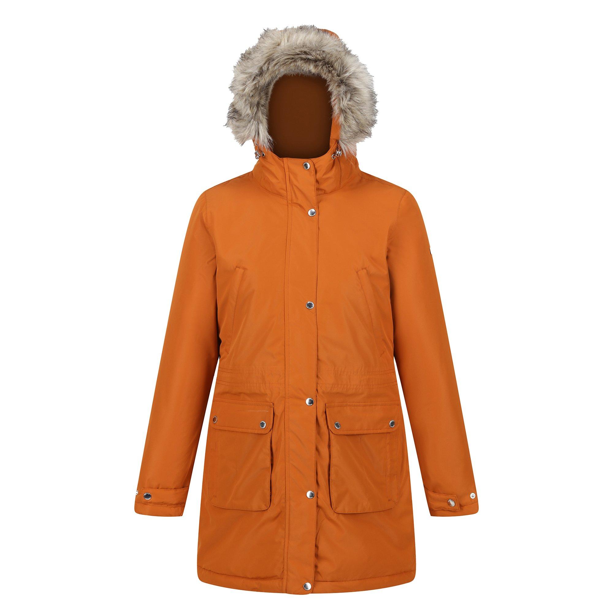 Dámska bunda Regatta Burnt Copper 9511028 Women's Voltera Waterproof Parka - 10