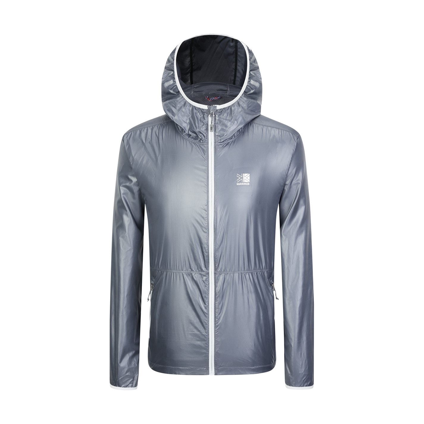 Bunda Karrimor Charcoal 4020303 Men's Windproof Long Sleeve Hooded Full Zip Jacket - 1