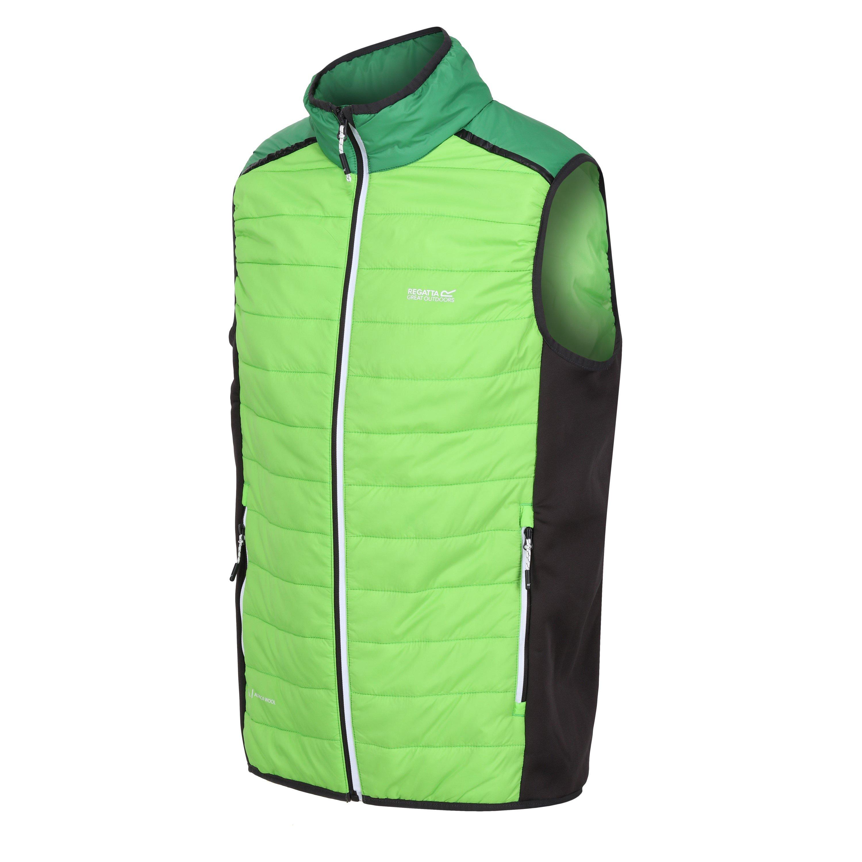 Vesta Regatta JasGrn/FldGr 1354014 Men's Halton B/W VII Full-Zip Gilet - 3