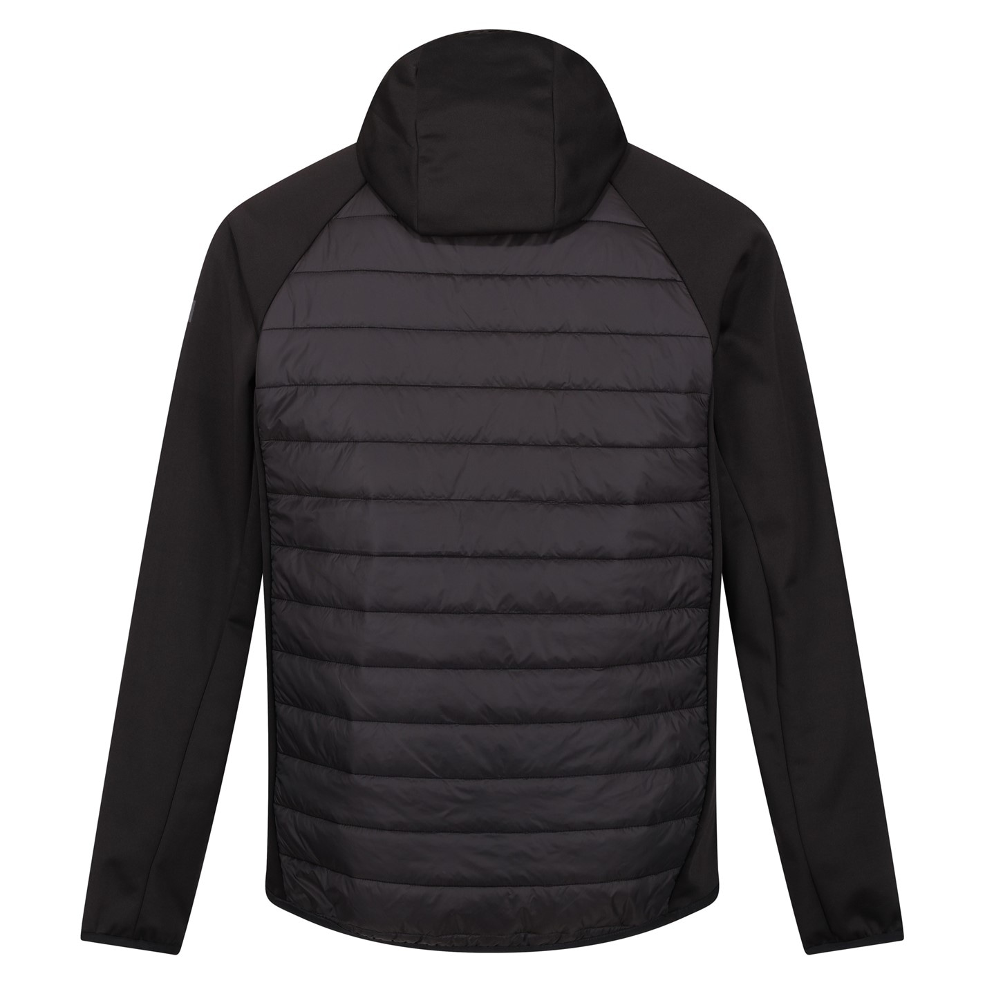 Bunda Regatta Black 9976700 Mens Andreson Water Resistant Hooded Long Sleeve Insulated Puffer Jacket - 8