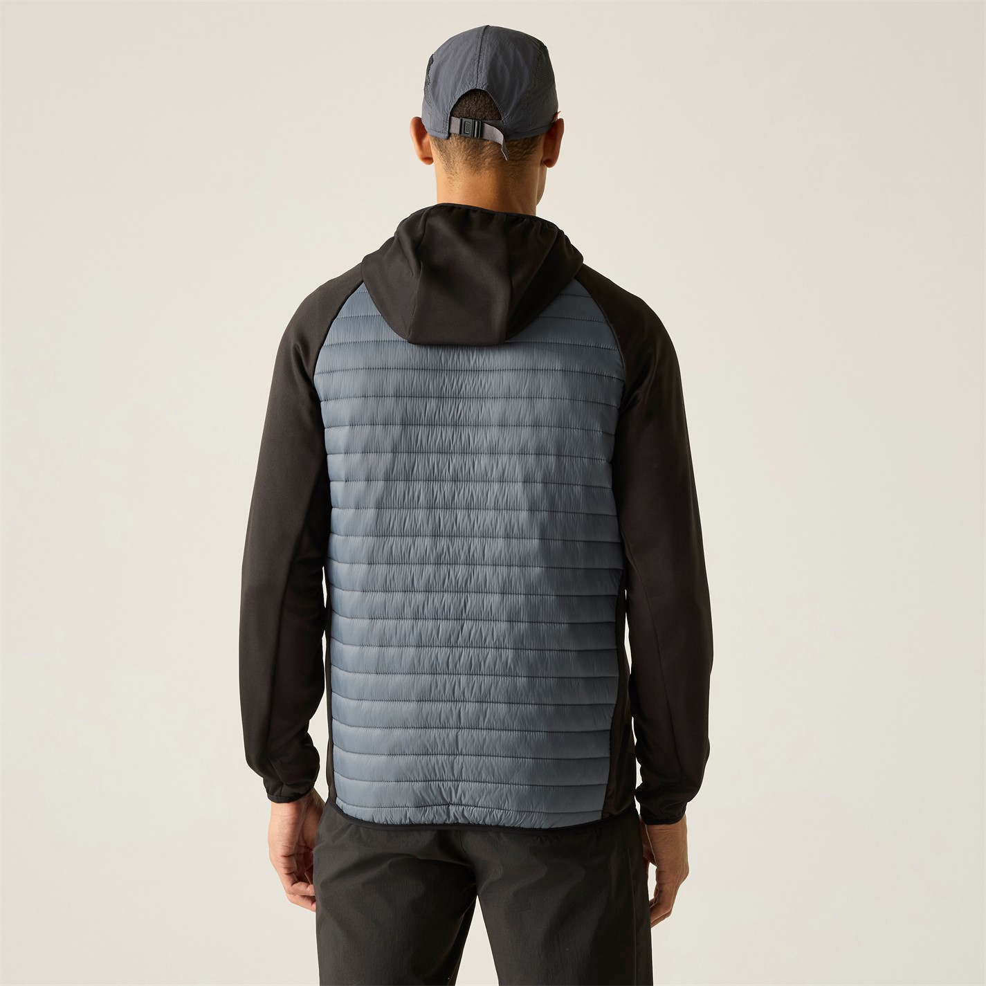 Bunda Regatta DrkStrm 1626765 Mens Andreson Water Resistant Hooded Long Sleeve Insulated Puffer Jacket - 2
