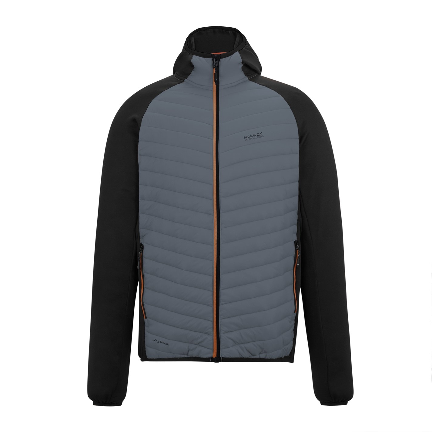 Bunda Regatta DrkStrm 1626765 Mens Andreson Water Resistant Hooded Long Sleeve Insulated Puffer Jacket - 7