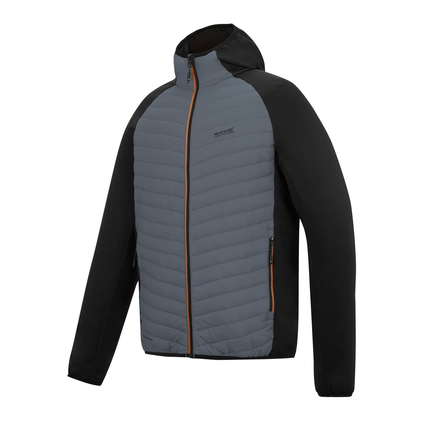 Bunda Regatta DrkStrm 1626765 Mens Andreson Water Resistant Hooded Long Sleeve Insulated Puffer Jacket - 9