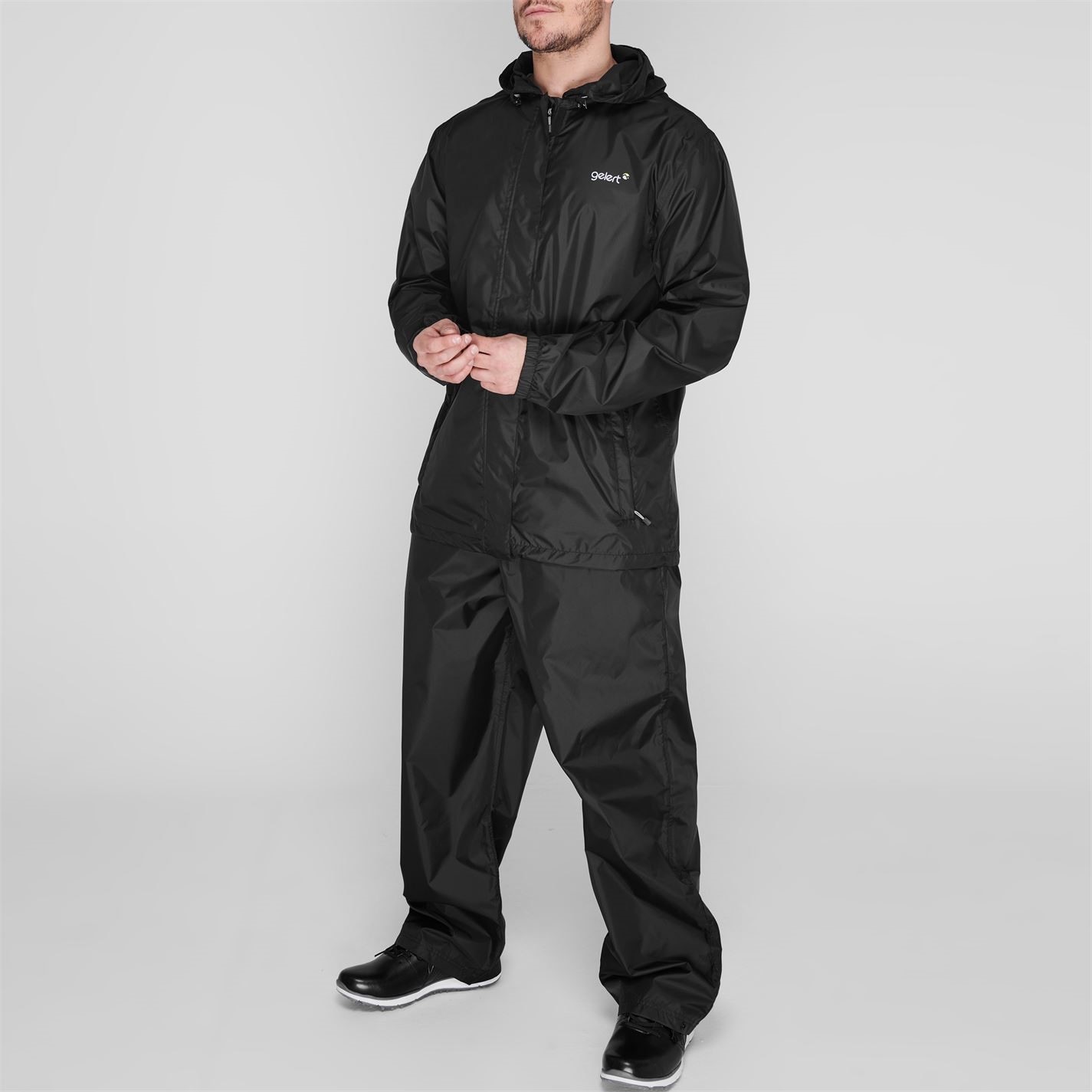 Nohavice Gelert Black 2711160 Packaway Waterproof Trousers Mens - 3