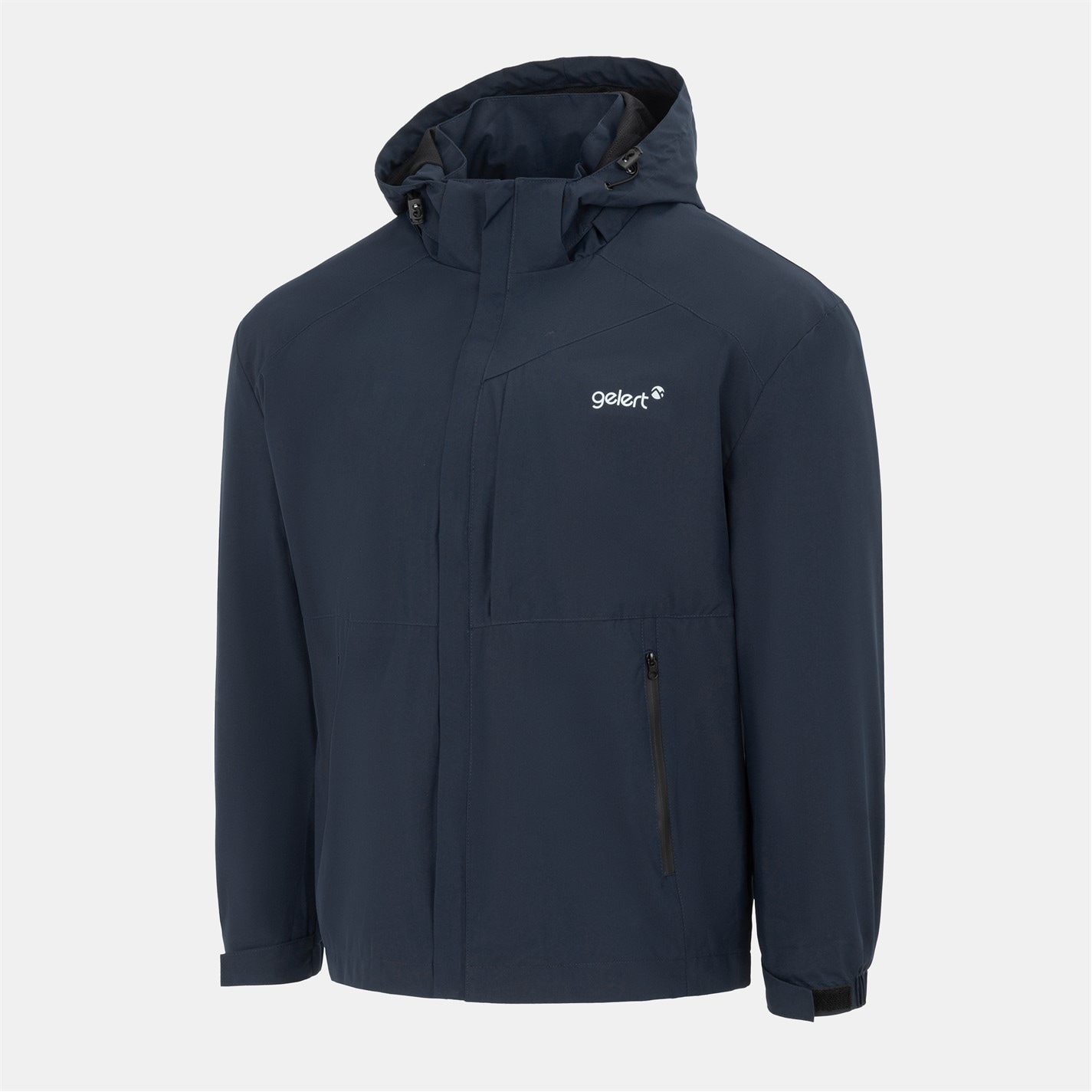 Bunda Gelert Dark Blue 9010439 Men's Hooded Water Resistant Windproof Waterproof Jacket - 7